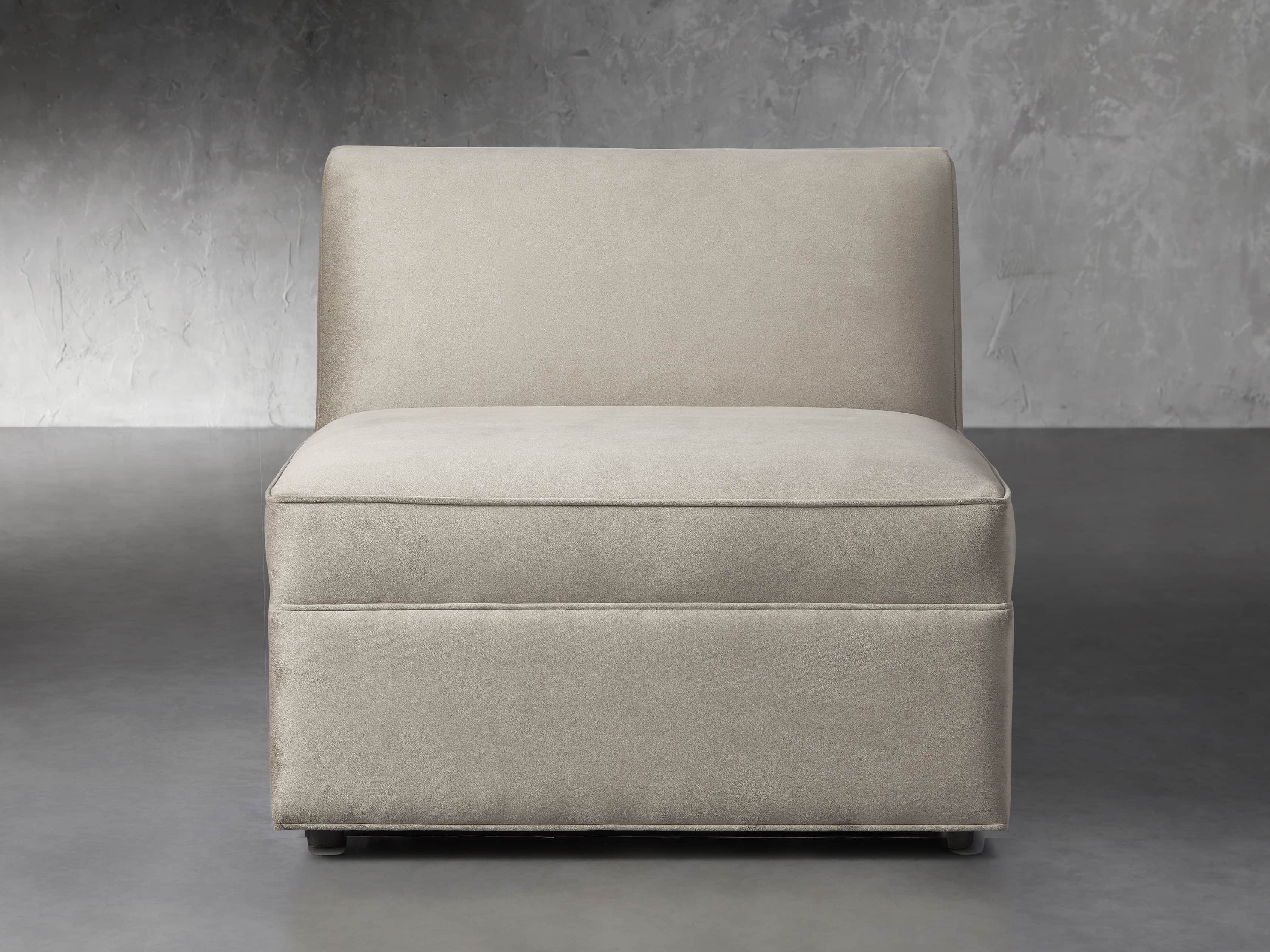 armless chair