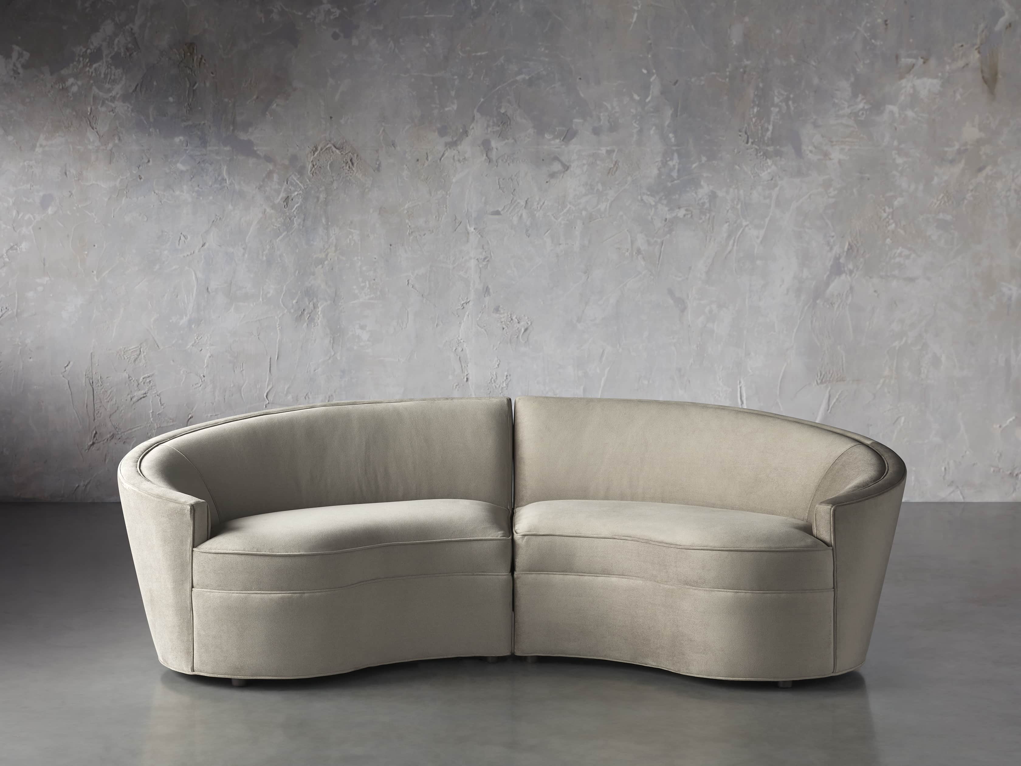 Harper Upholstered 100" Two Piece Sectional, slide 1 of 6