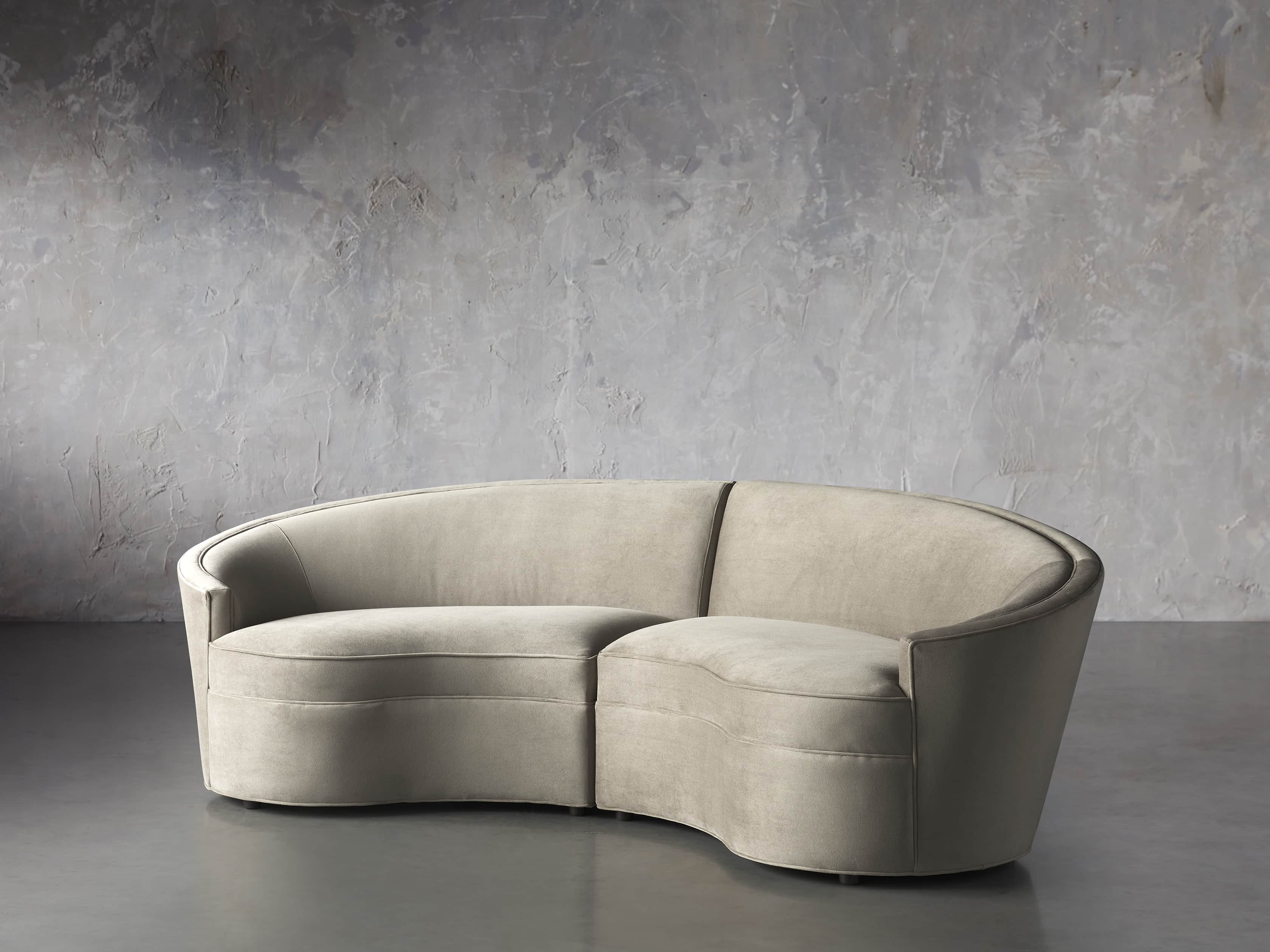 Harper Upholstered 100" Two Piece Sectional, slide 2 of 6