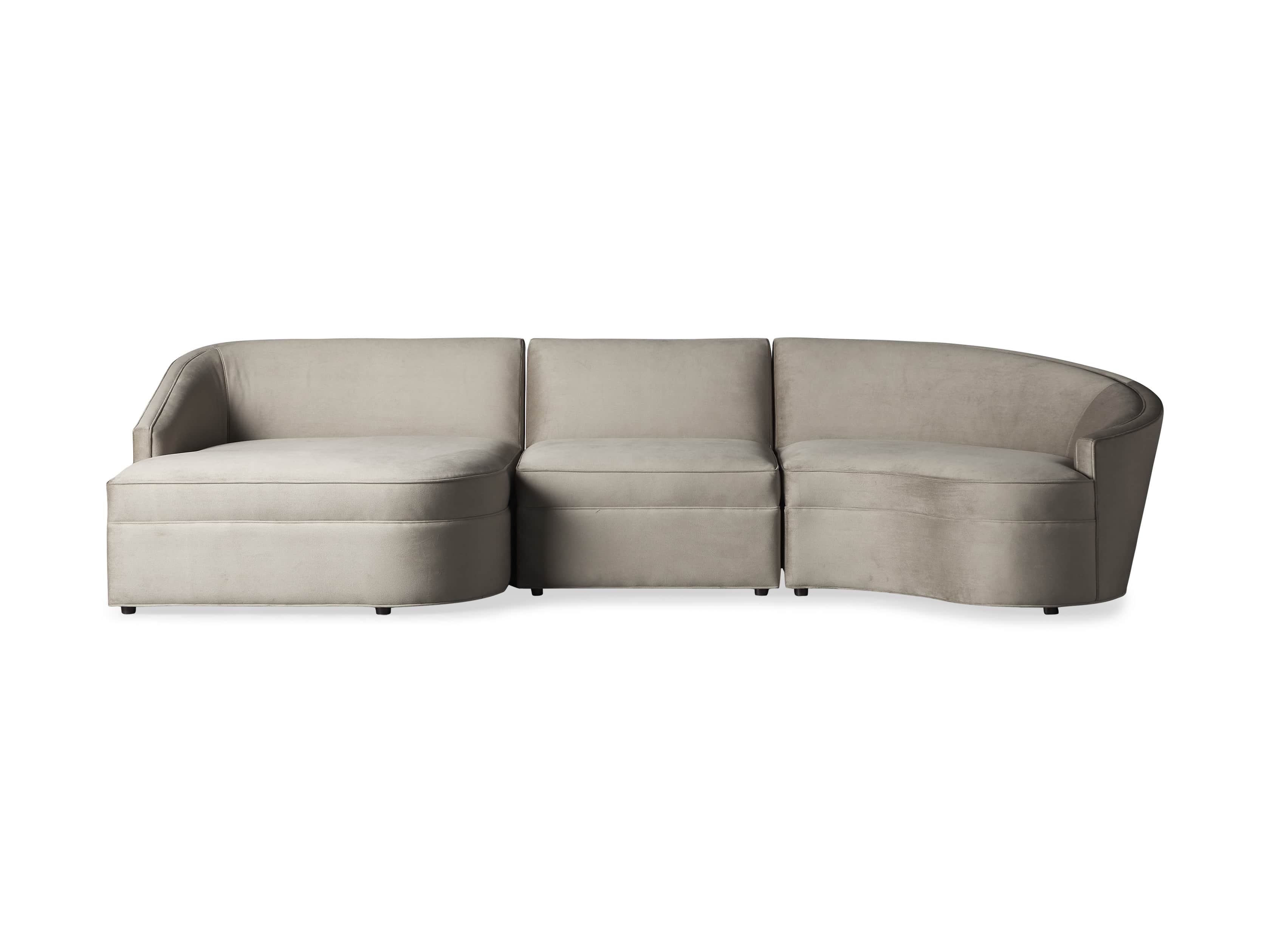 Harper Upholstered 135" Curved Sectional, slide 9 of 10