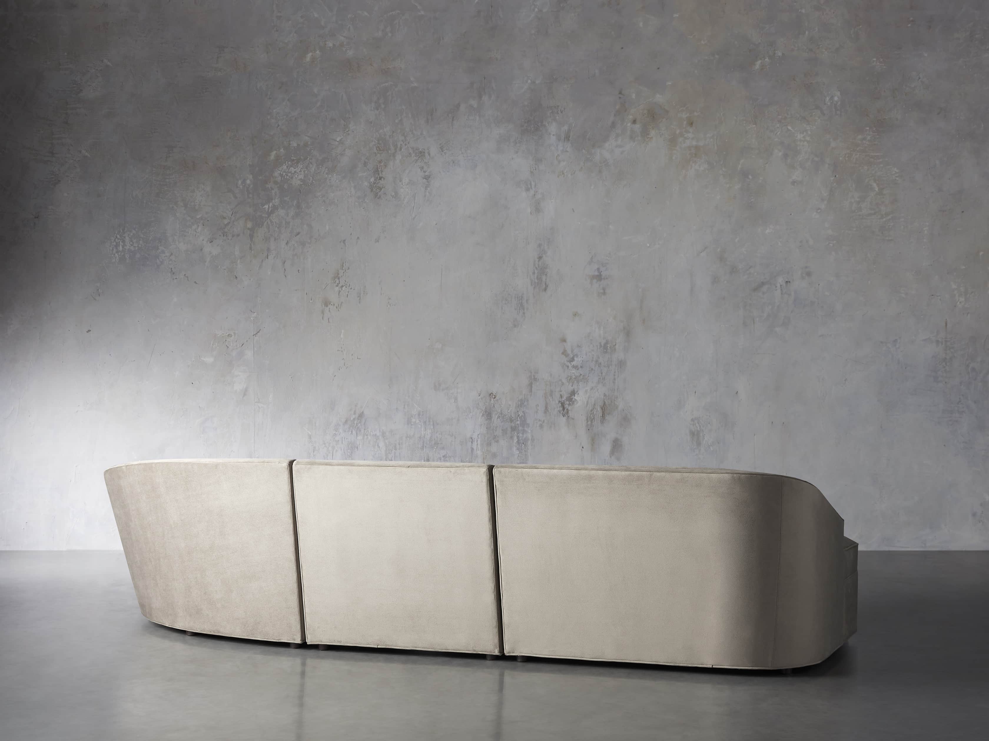 Harper Upholstered 135" Curved Sectional, slide 4 of 10