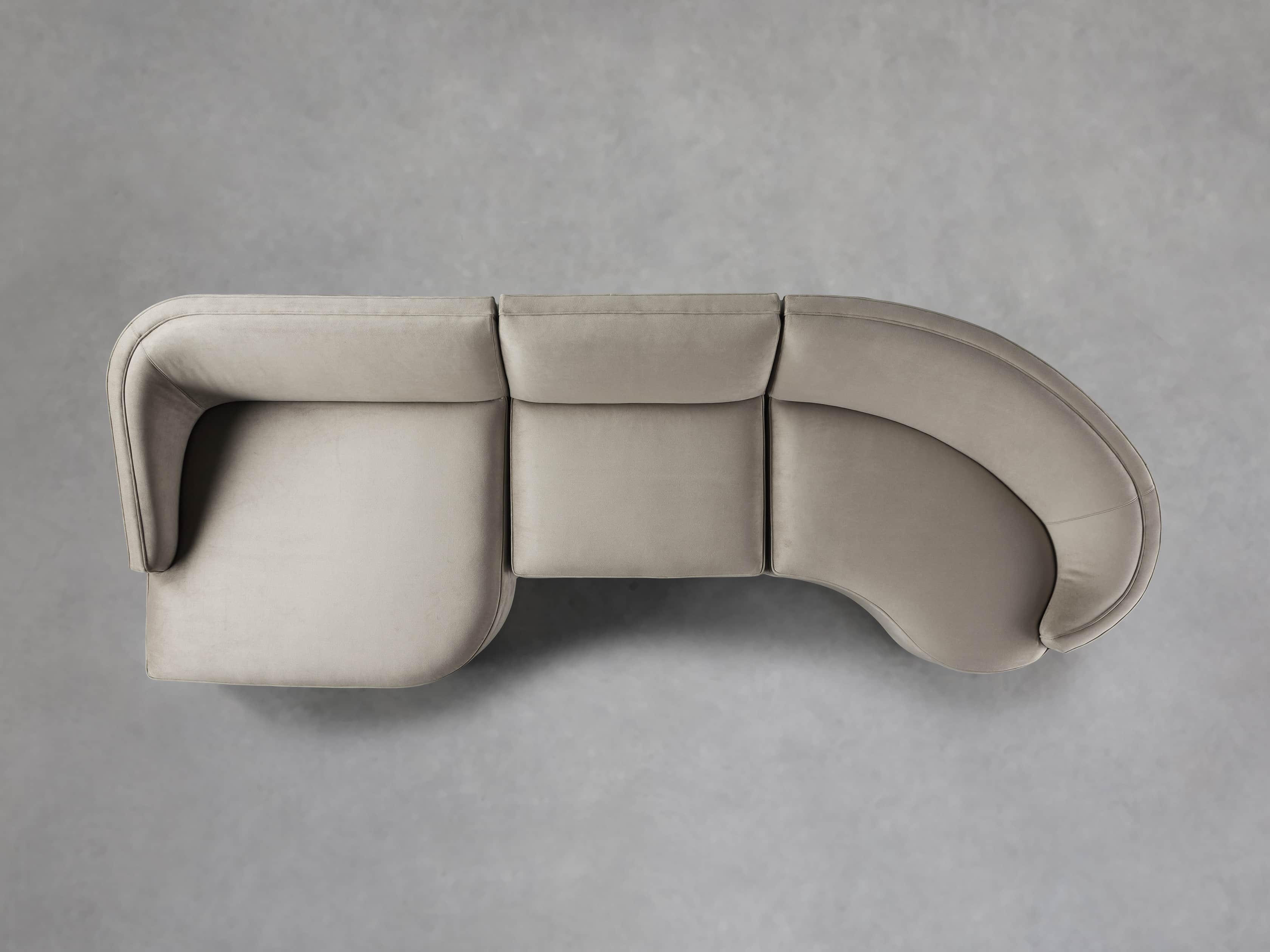 Harper Upholstered 135" Curved Sectional, slide 5 of 10