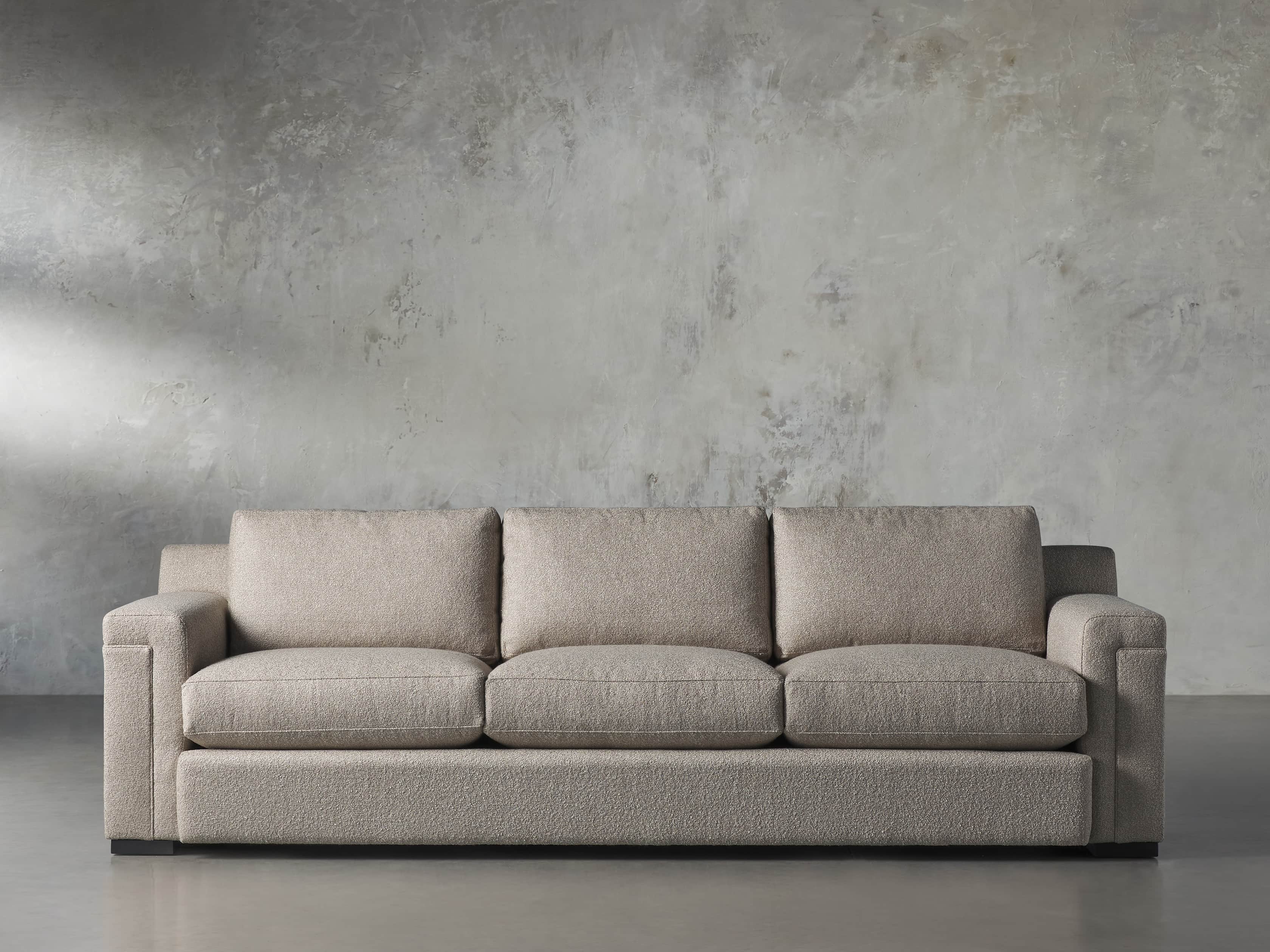 View the Chandler Three Over Three Sofa | Variant: TAREK BRASS