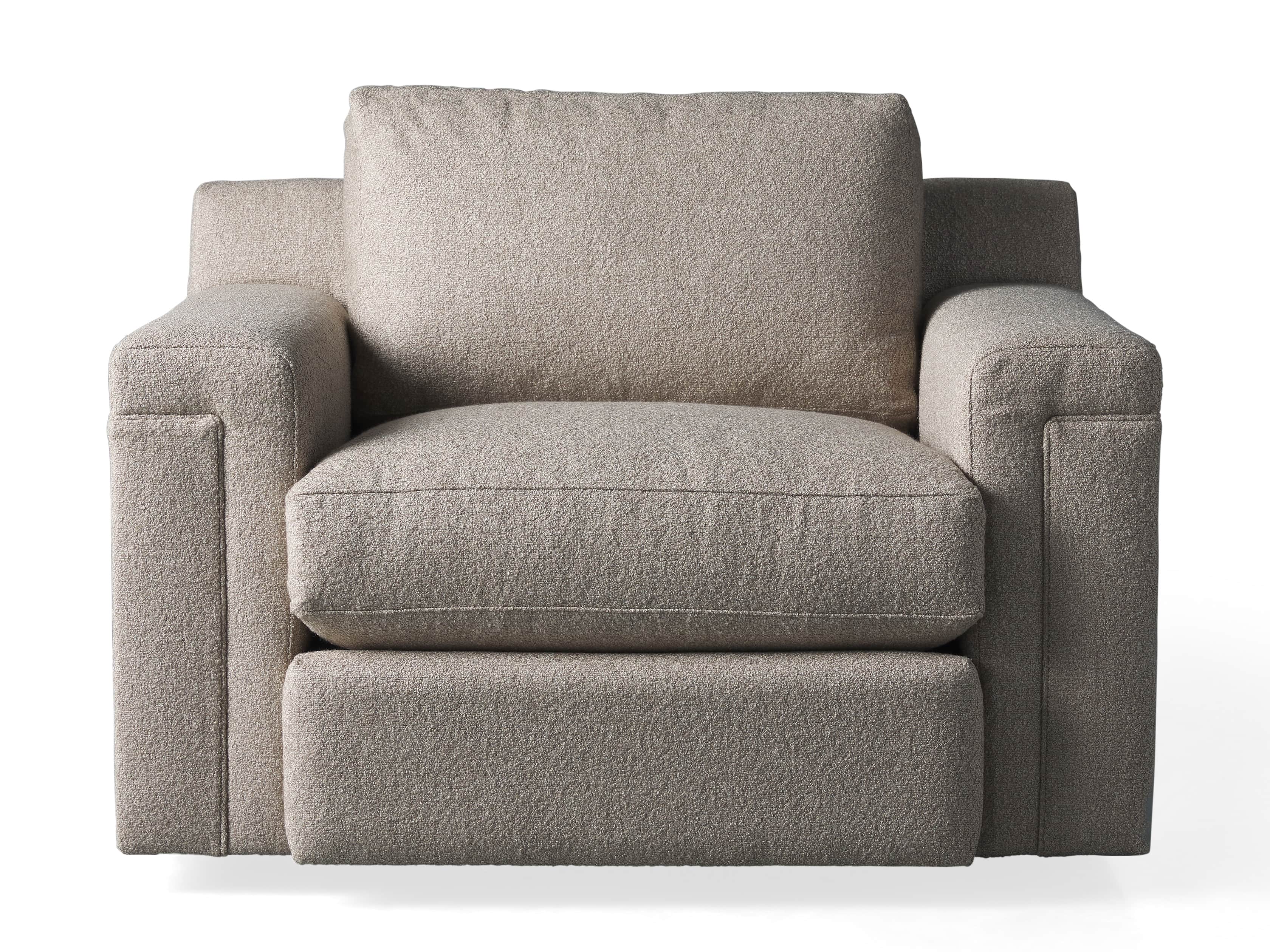 Chandler Upholstered 46" Swivel Chair, slide 6 of 7