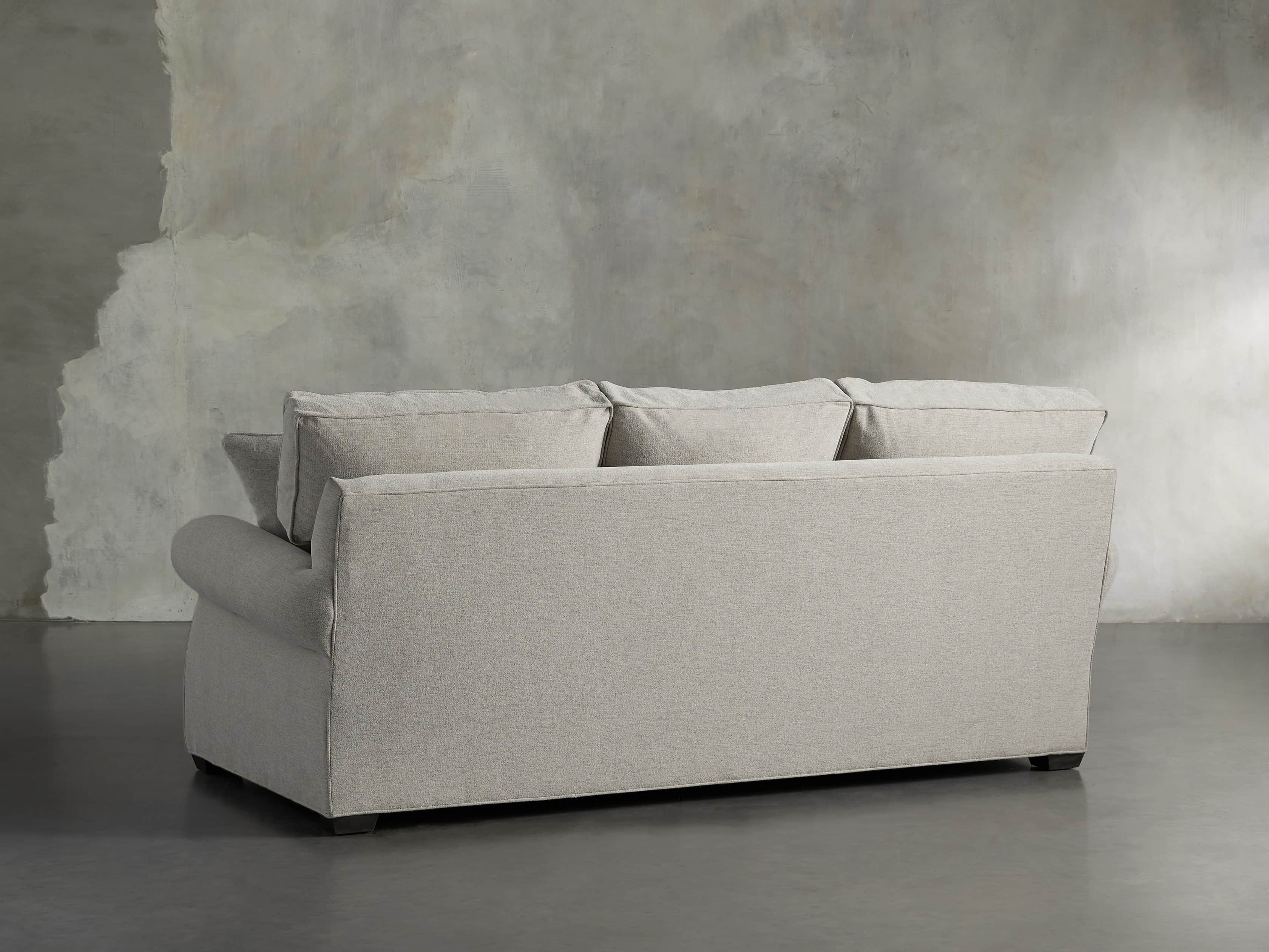 Landsbury Upholstered 89" Queen Std Sleeper Sofa (3/3) With Chaise) in Merritt Dove