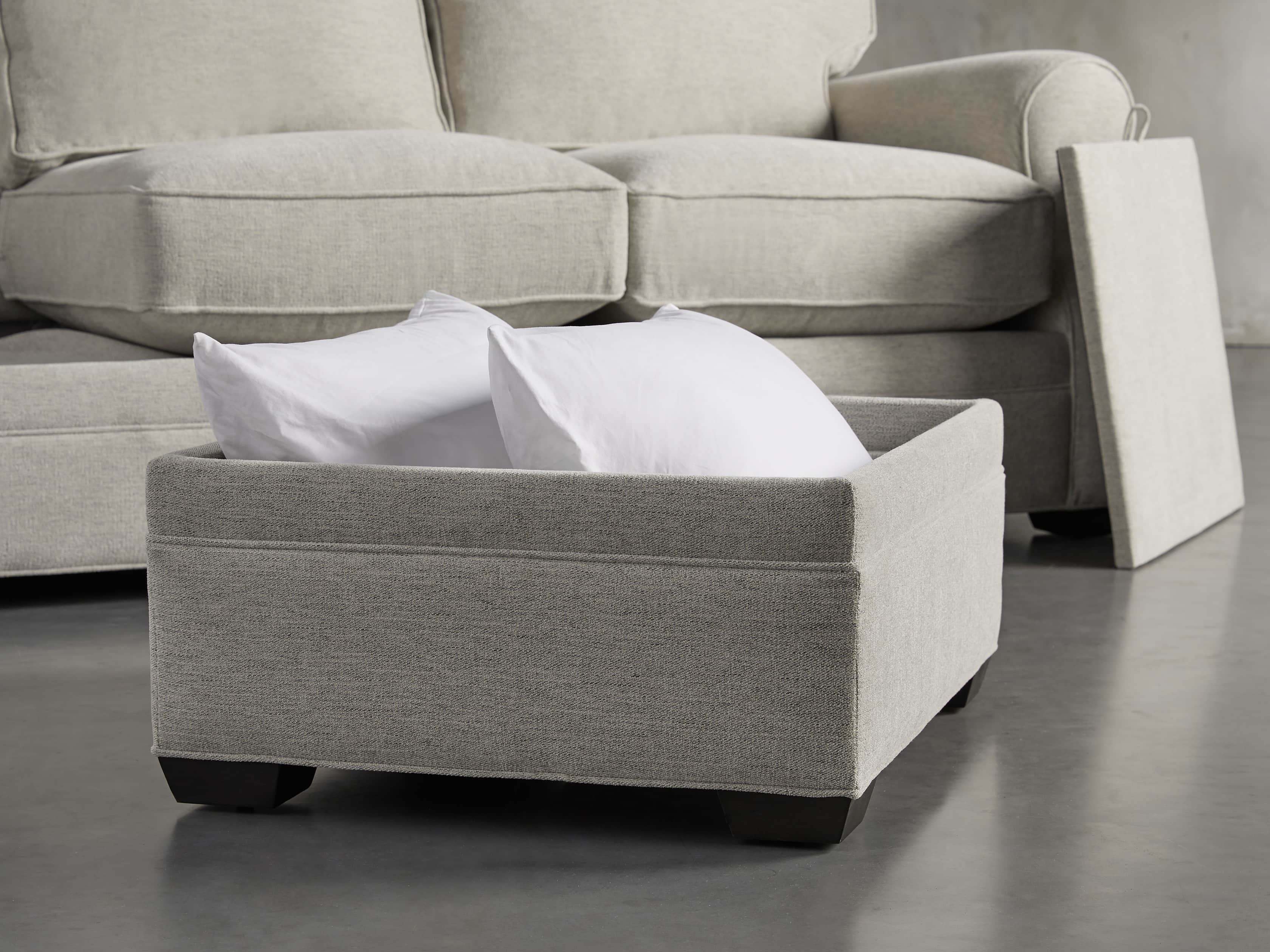 Landsbury Upholstered 89" Queen Std Sleeper Sofa (3/3) With Chaise) in Merritt Dove