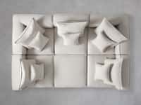 Coburn Six Piece Pit Sectional