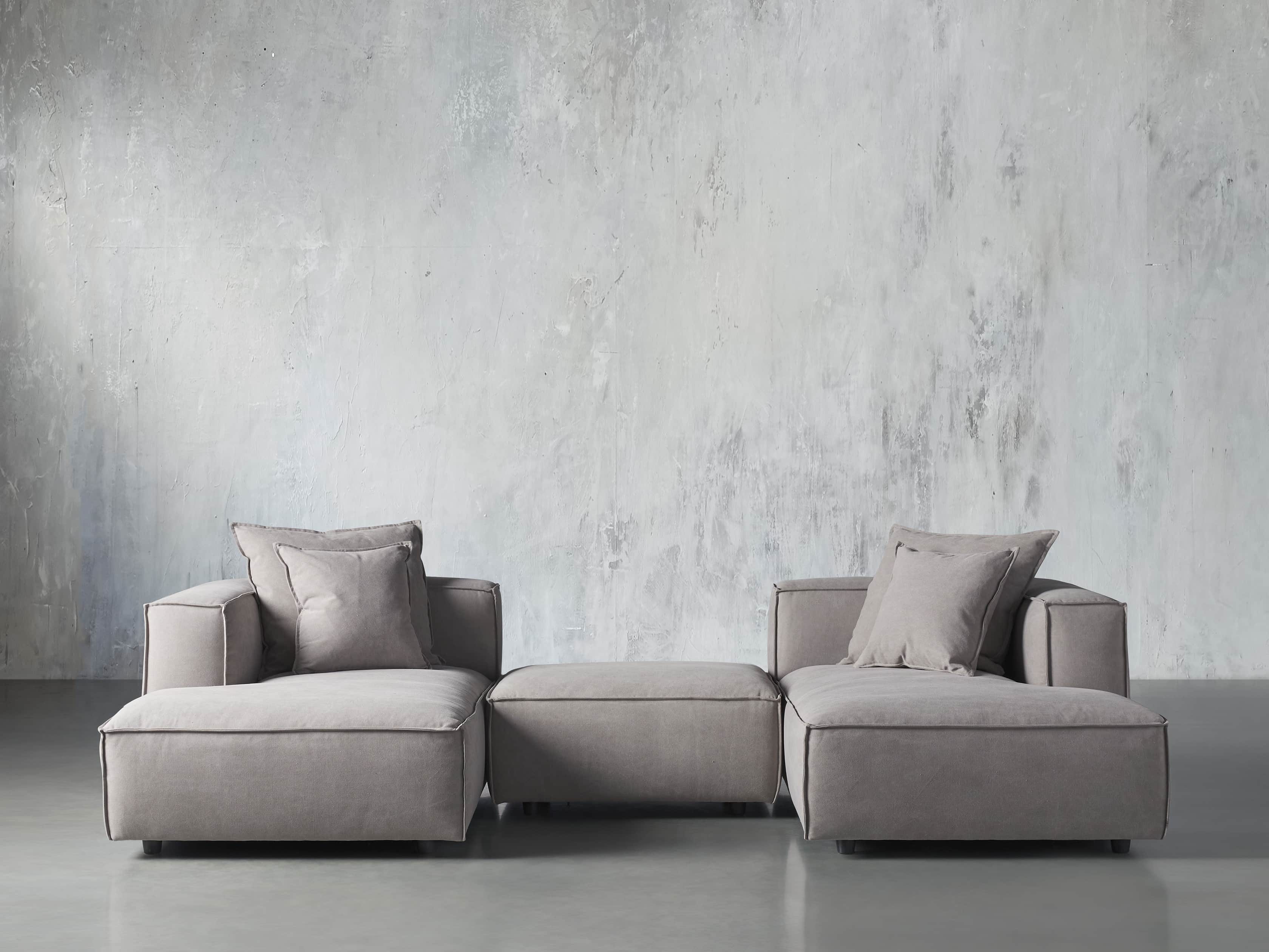Coburn Upholstered Three Piece Sectional with Chaise, slide 2 of 7