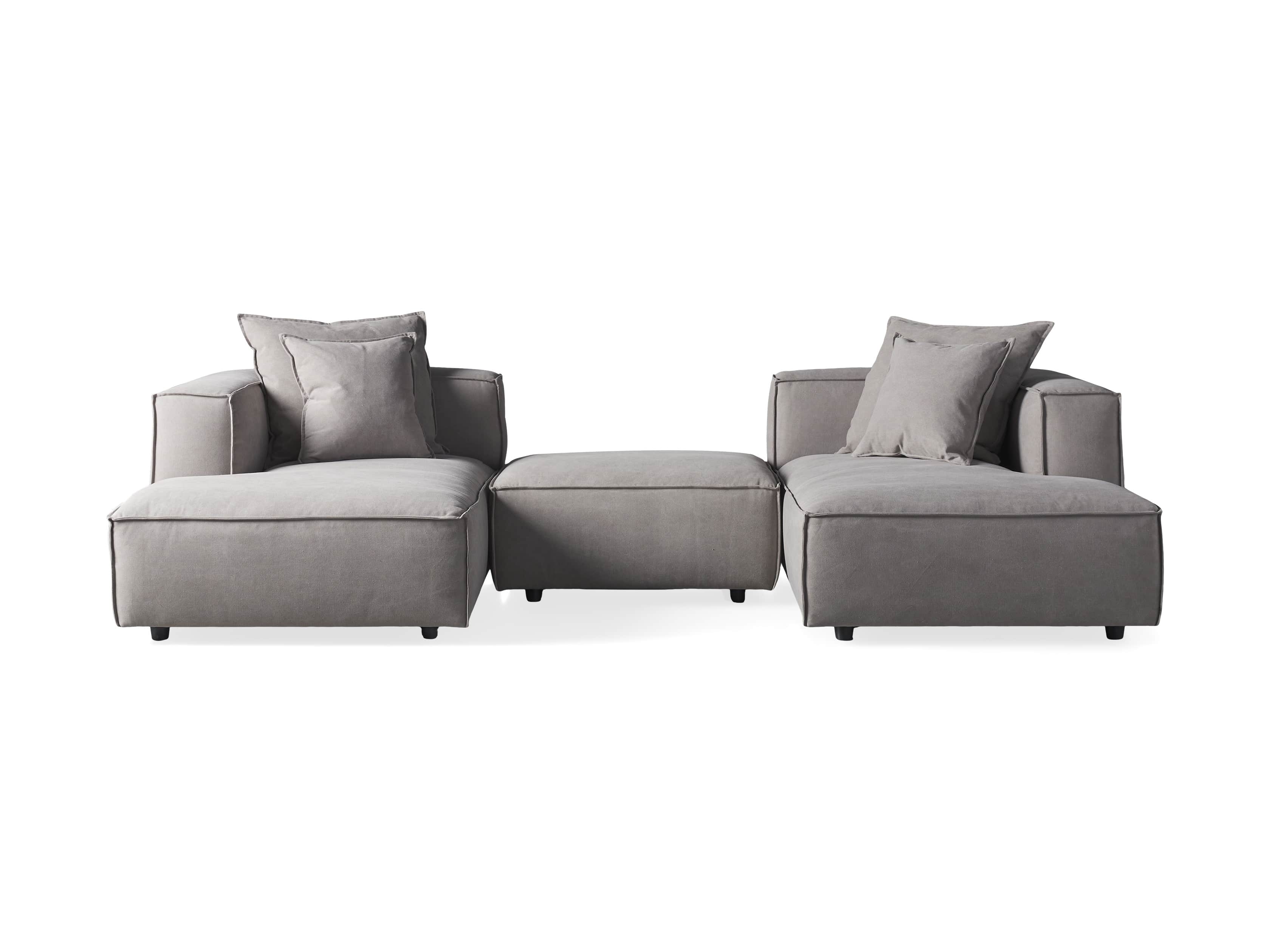 Coburn Upholstered Three Piece Sectional with Chaise, slide 7 of 7