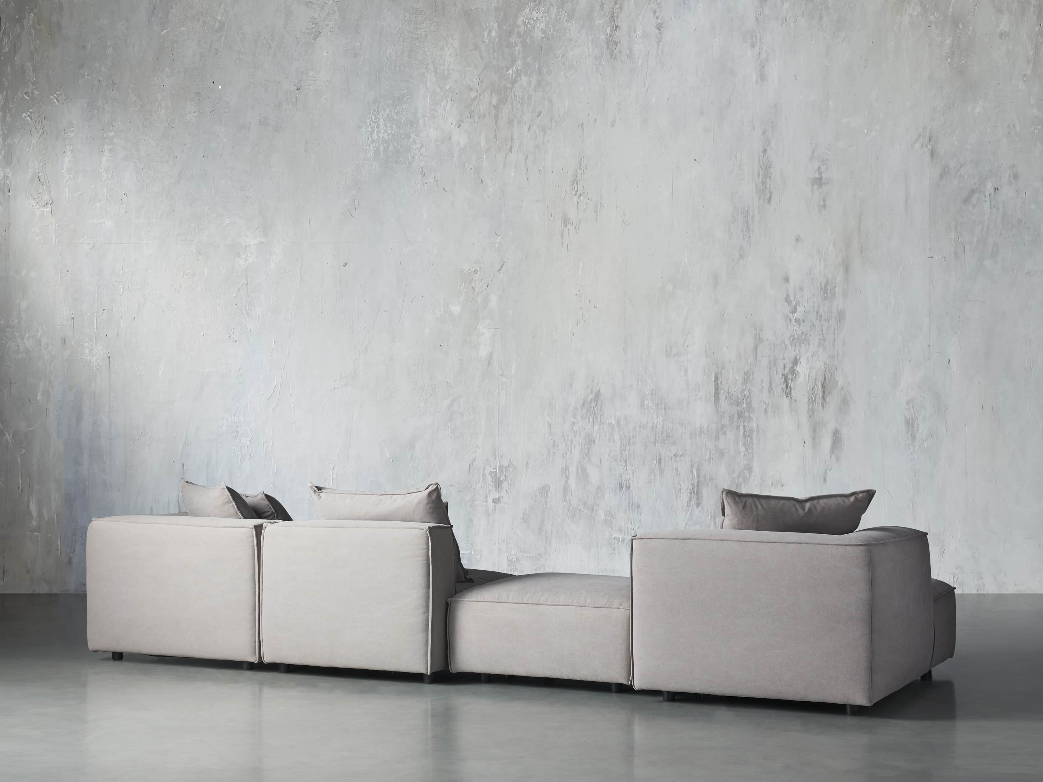 Coburn Upholstered Four Piece Sectional with Chaise, slide 3 of 6