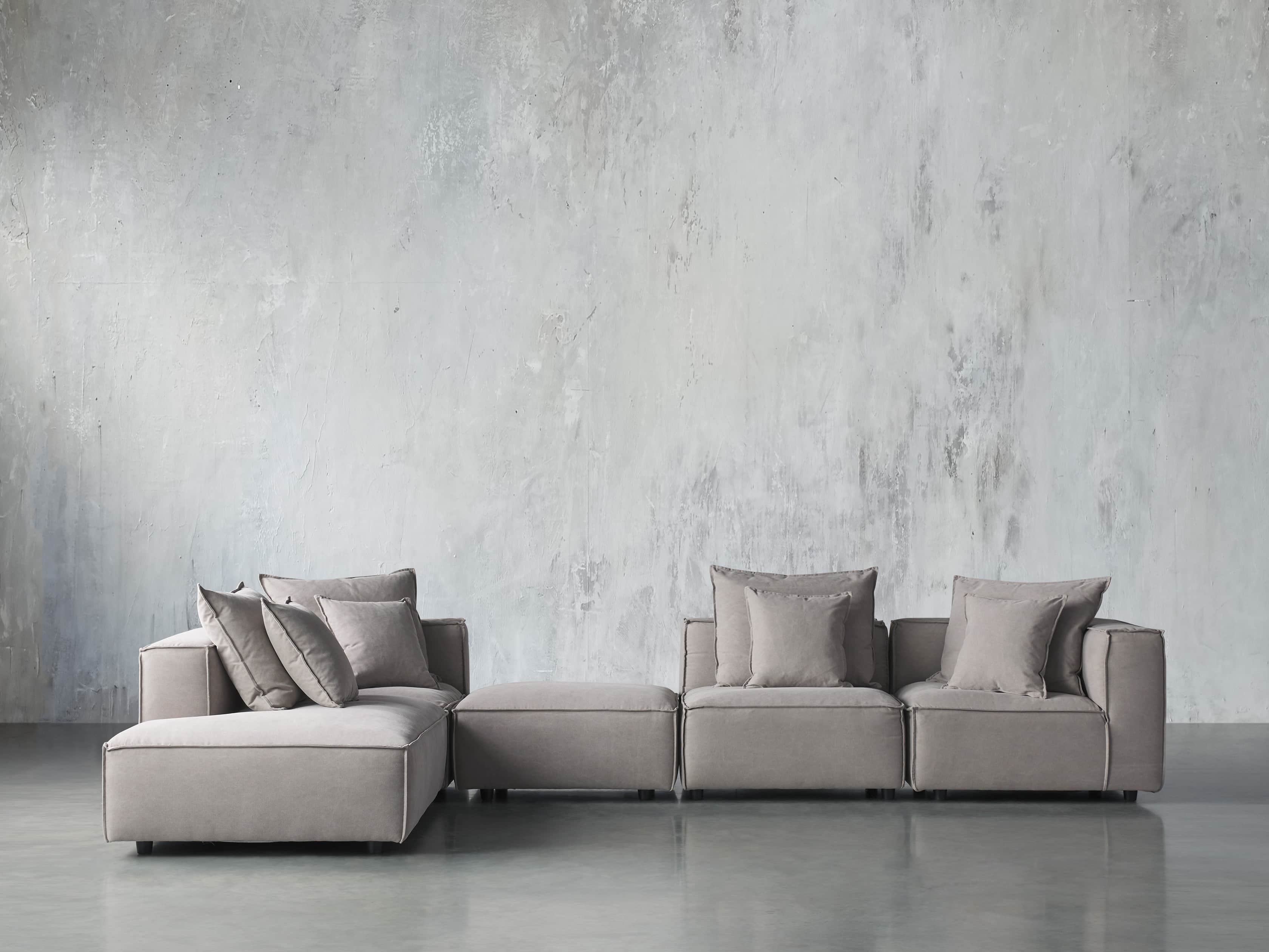 Coburn Upholstered Five Piece Bumper Sectional, slide 2 of 7