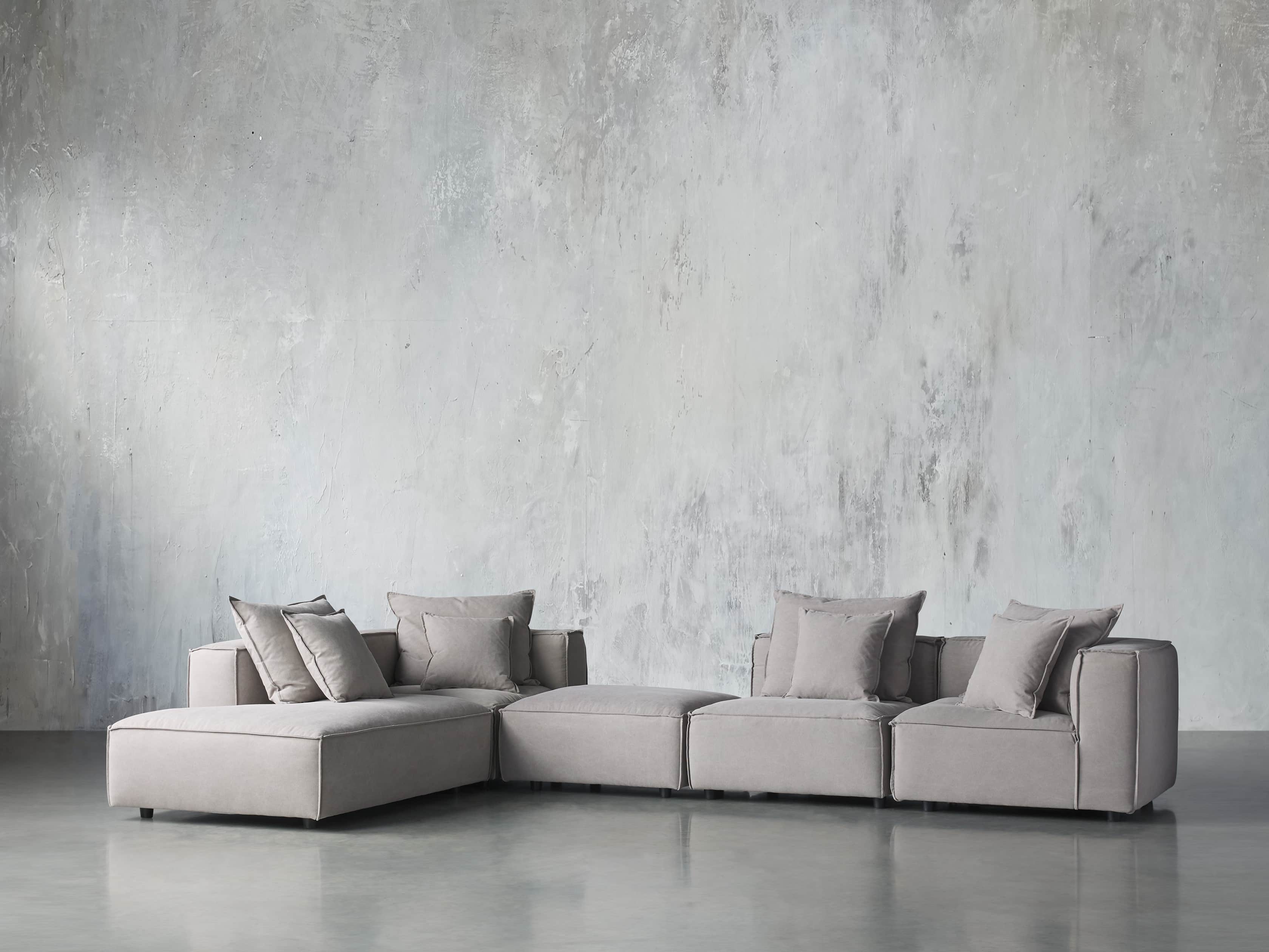 Coburn Upholstered Five Piece Bumper Sectional, slide 3 of 7