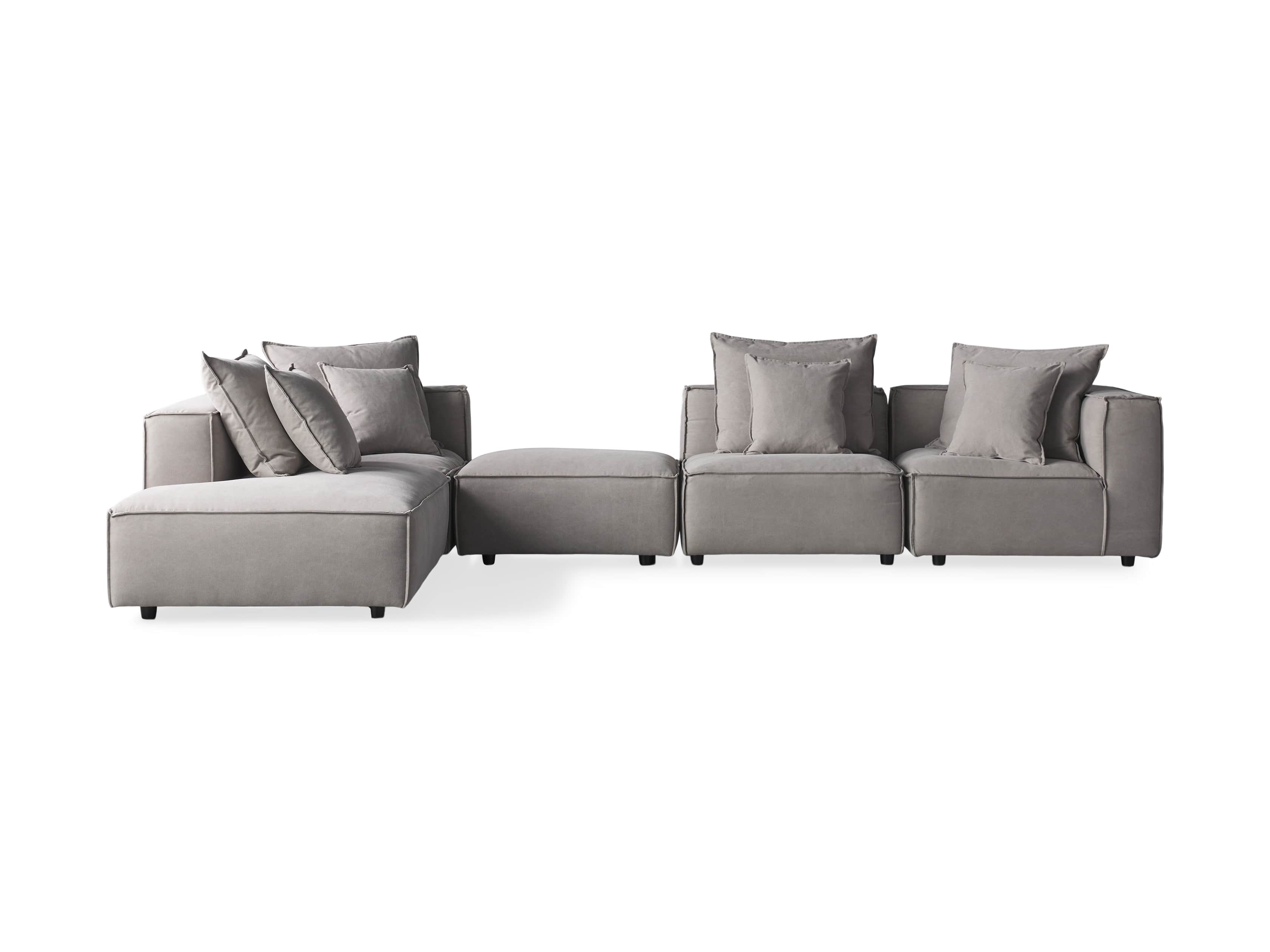 Coburn Upholstered Five Piece Bumper Sectional, slide 7 of 7