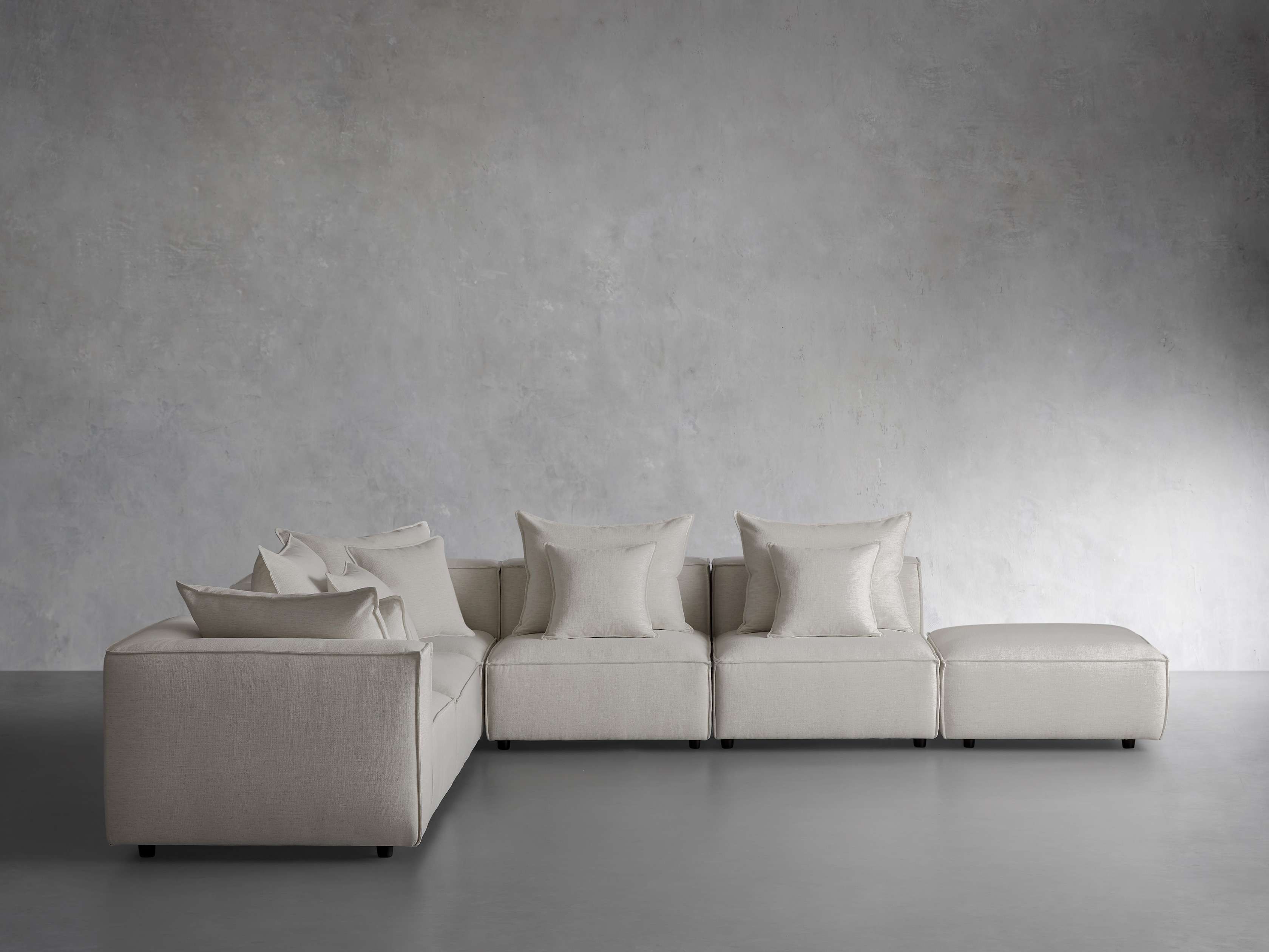Sectional Sofas Couches Leather Sectional Sofas Arhaus Page 3