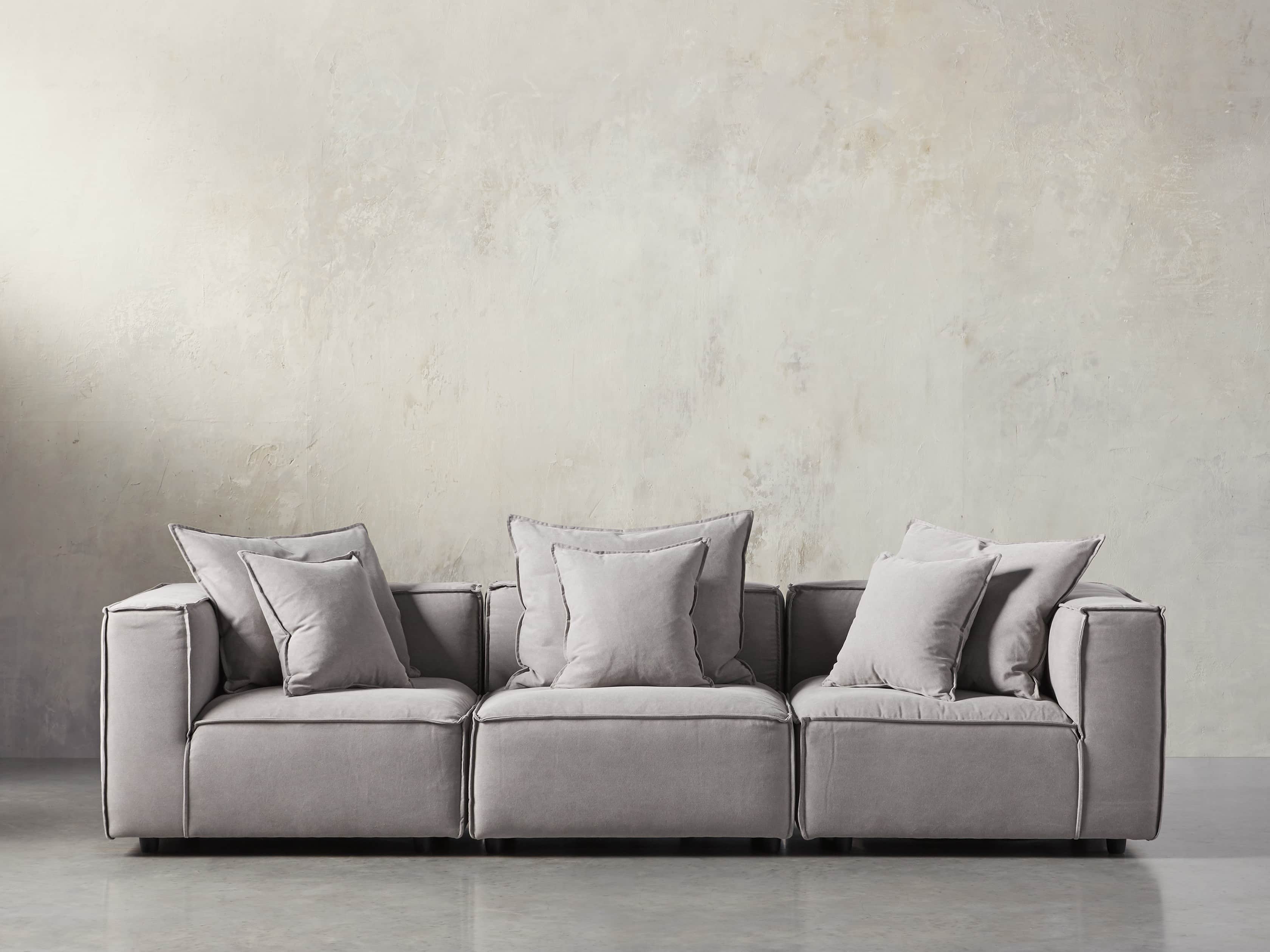 Coburn Upholstered 124" Three Piece Sectional