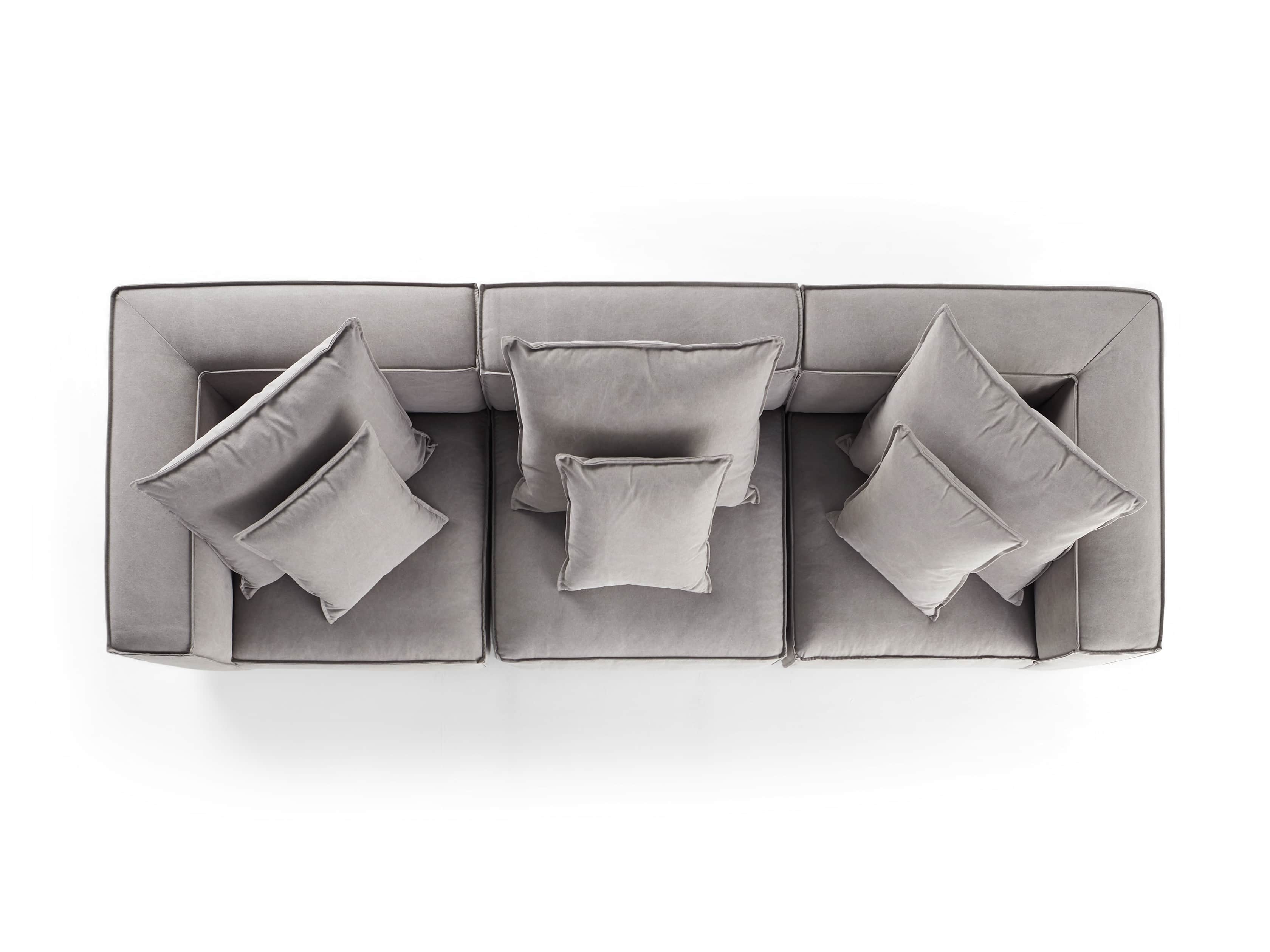 Coburn Upholstered 124" Three Piece Sectional