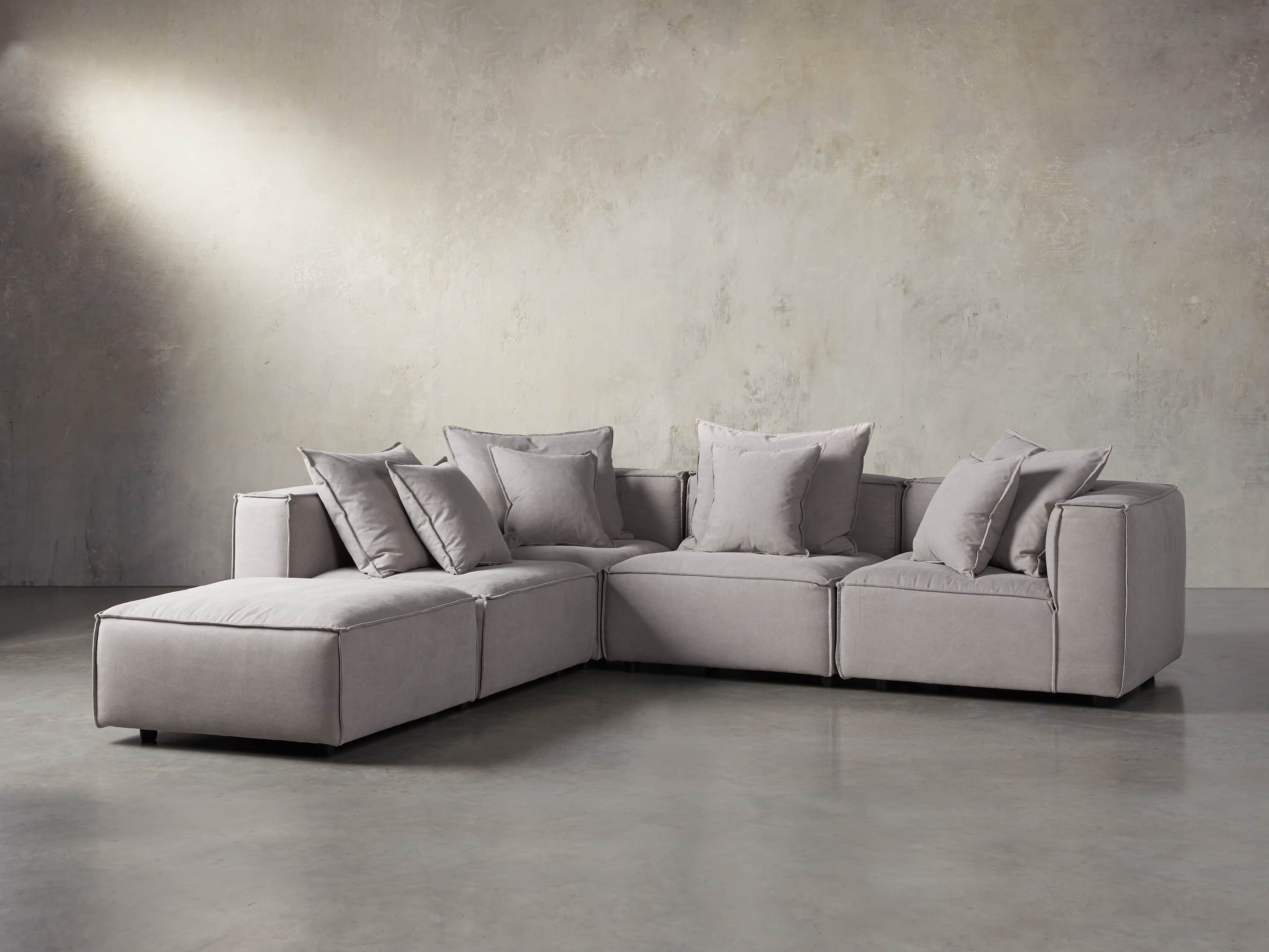 Coburn Upholstered 124" Five Piece Sectional