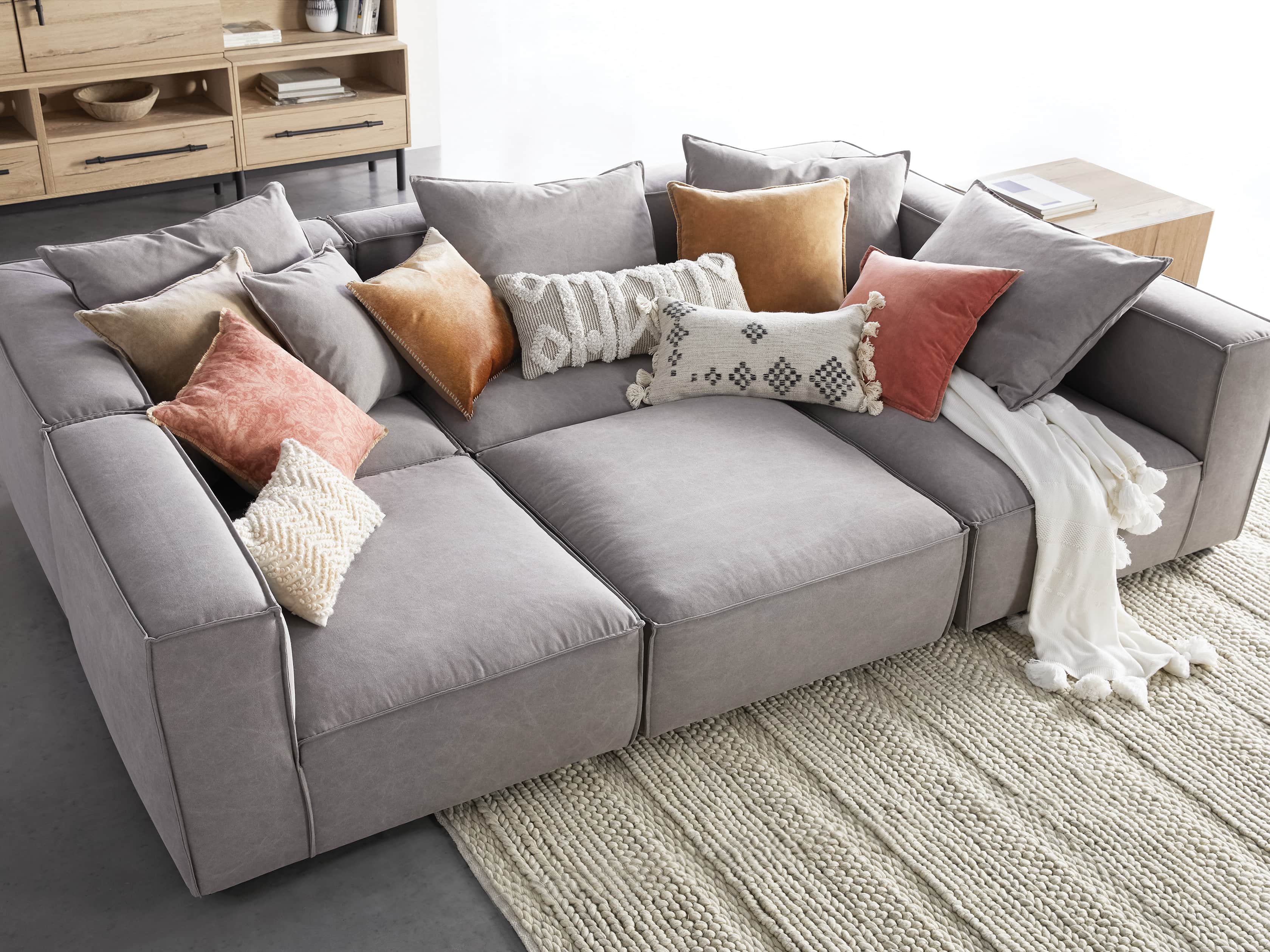 Couches Leather Sectional Sofas, Pit Group Sofa
