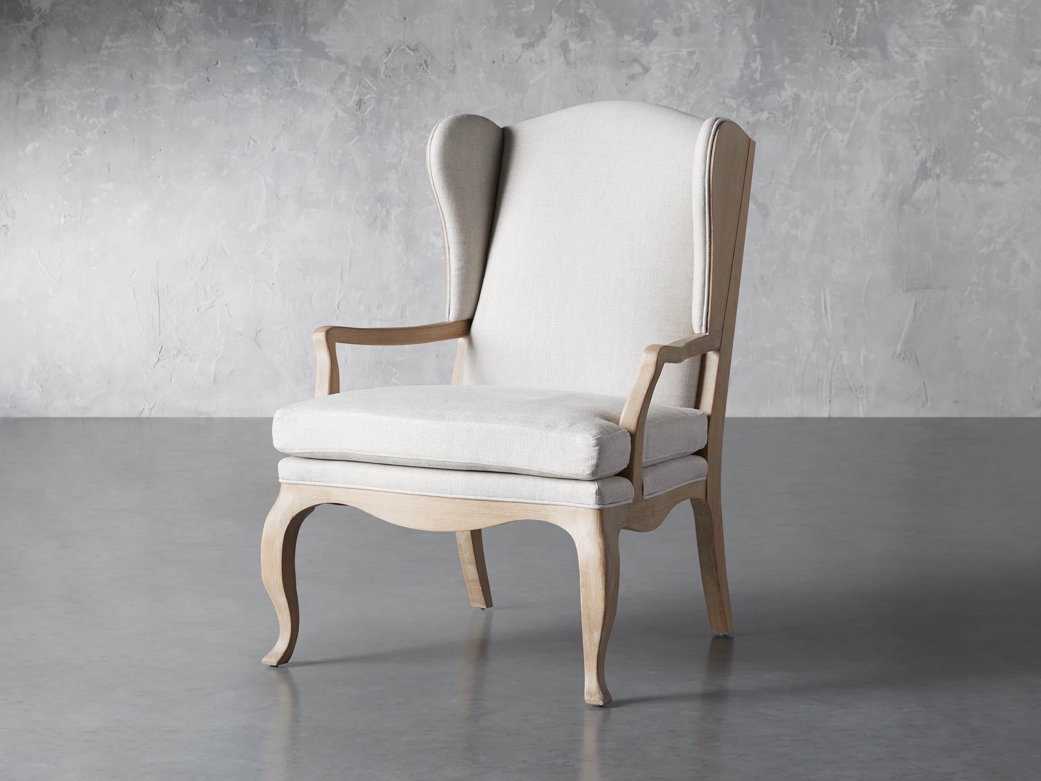 Lorraine Upholstered 30" Chair in Oatmeal