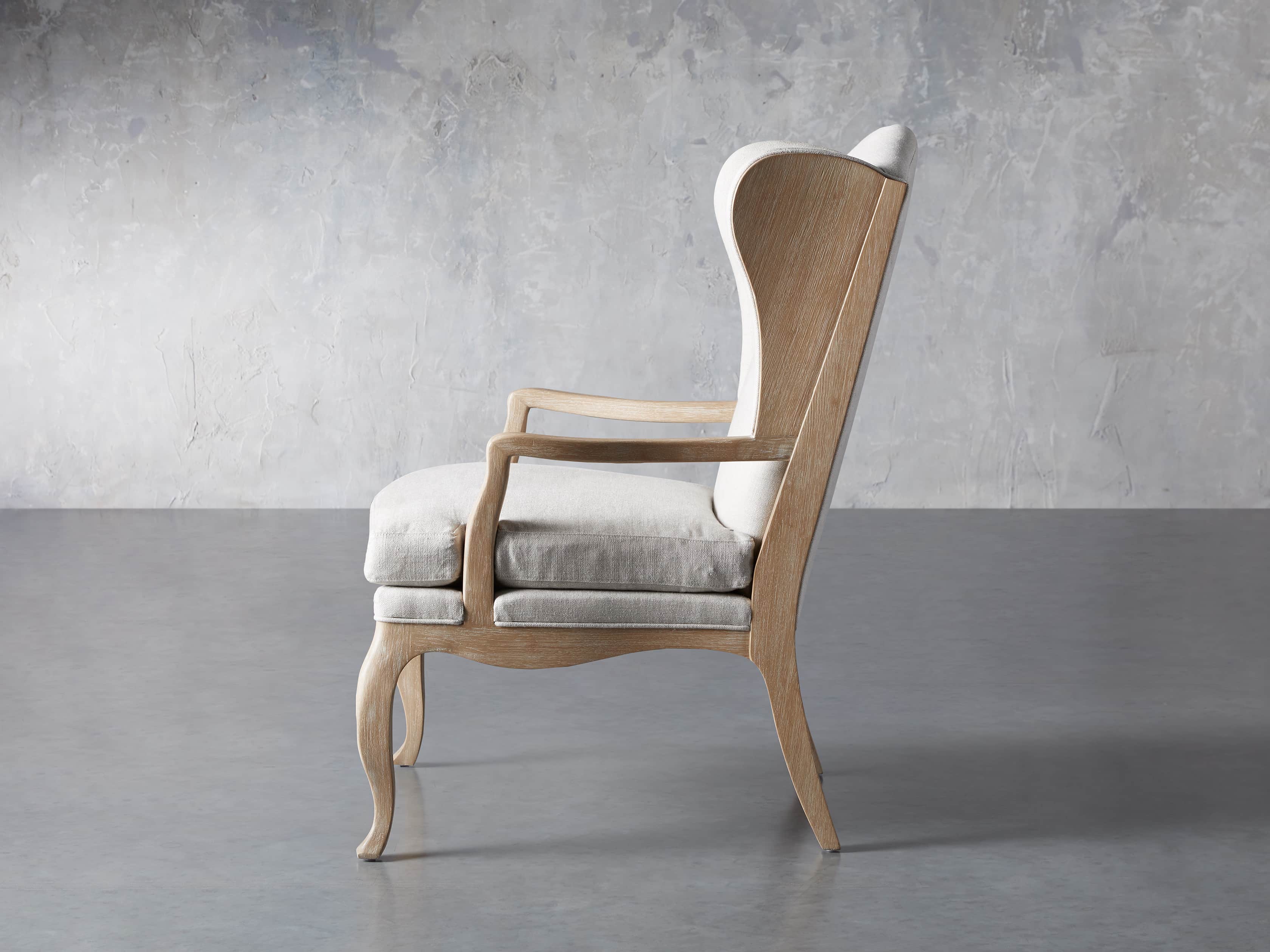 Lorraine Upholstered 30" Chair in Oatmeal