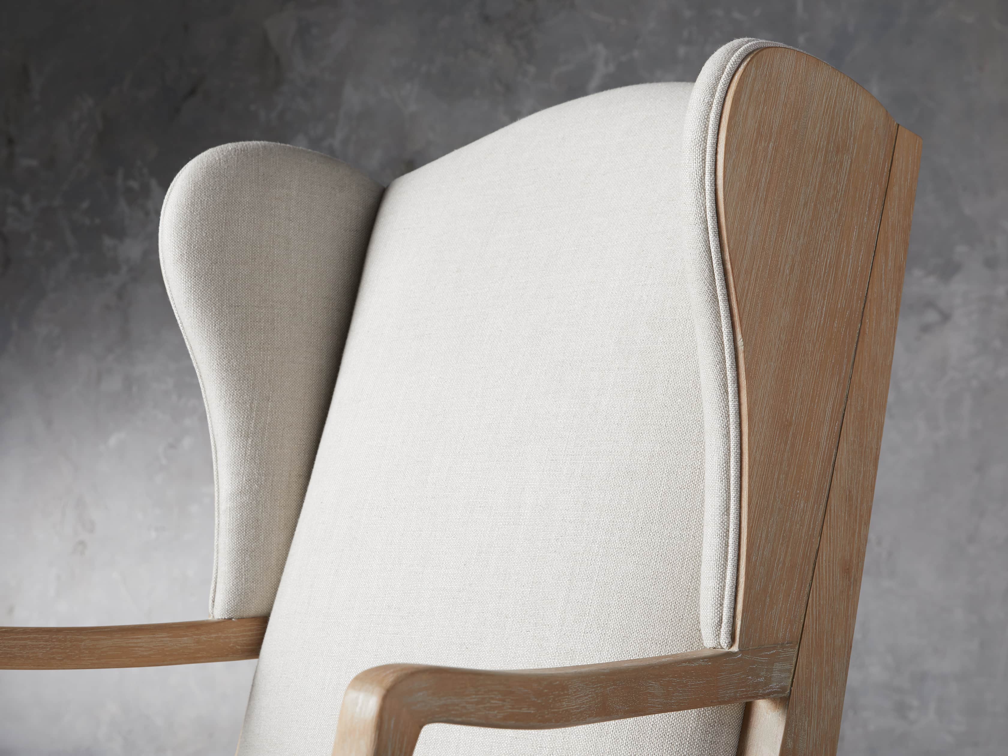 Lorraine Upholstered 30" Chair in Oatmeal