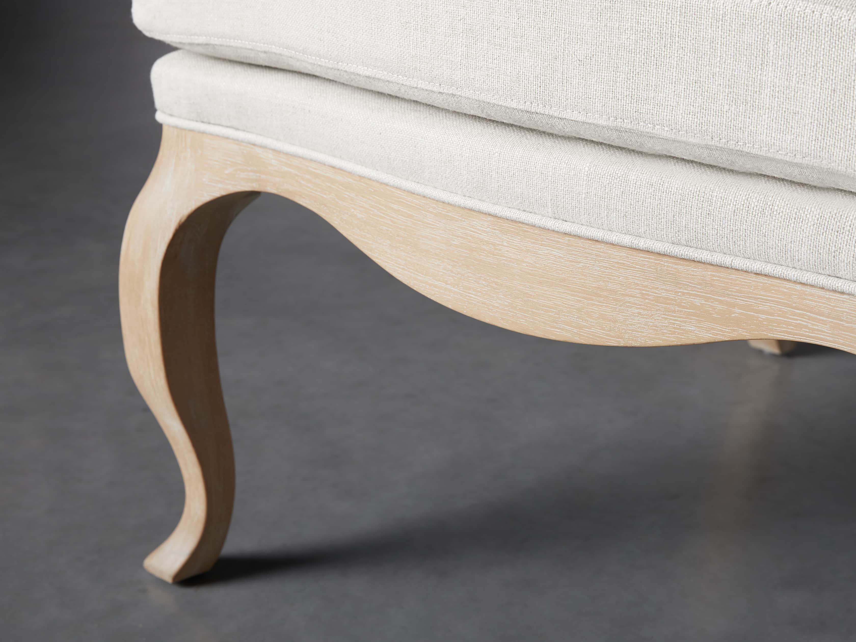 Lorraine Upholstered 30" Chair in Oatmeal