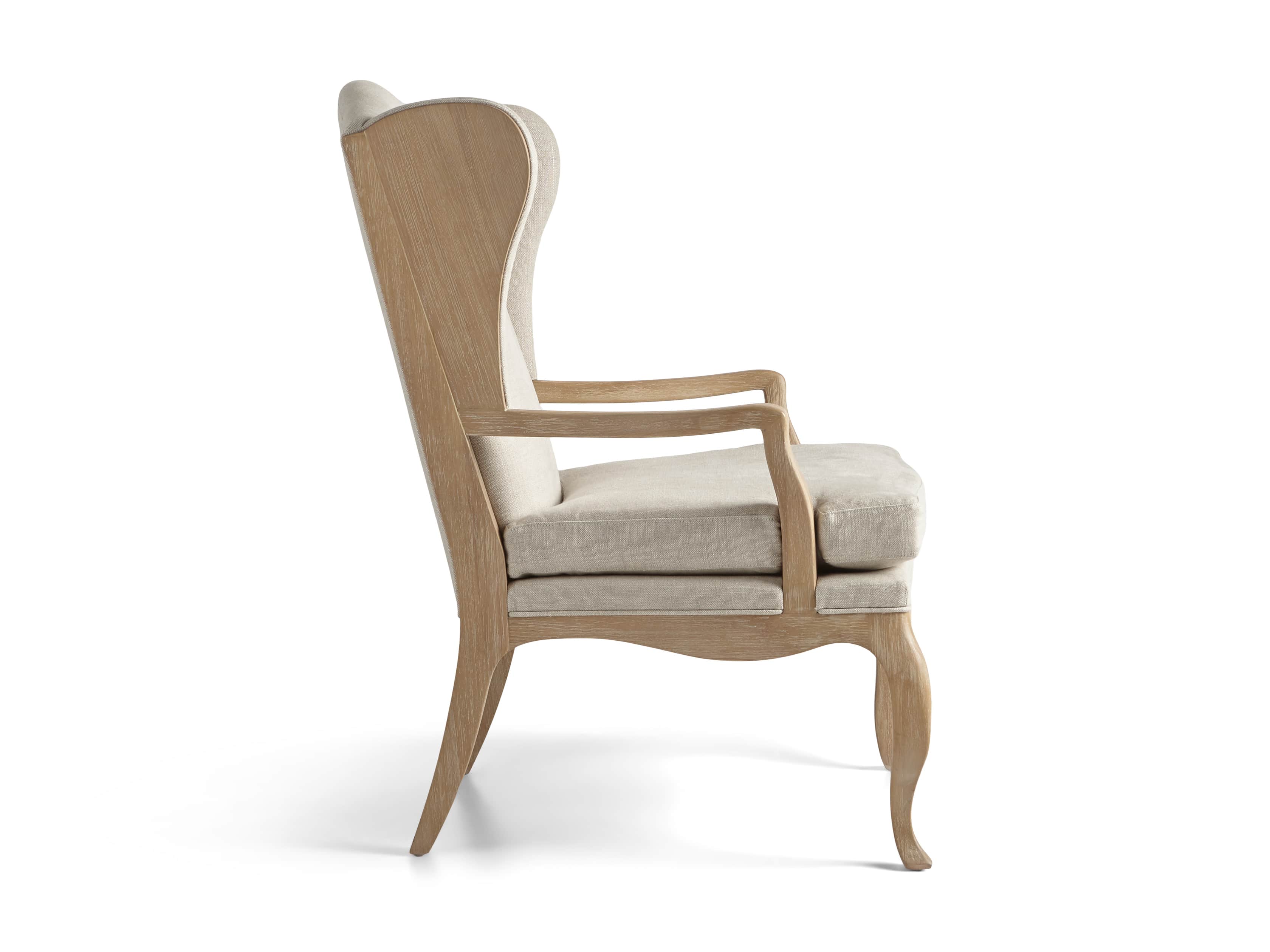 Lorraine Upholstered 30" Chair in Oatmeal