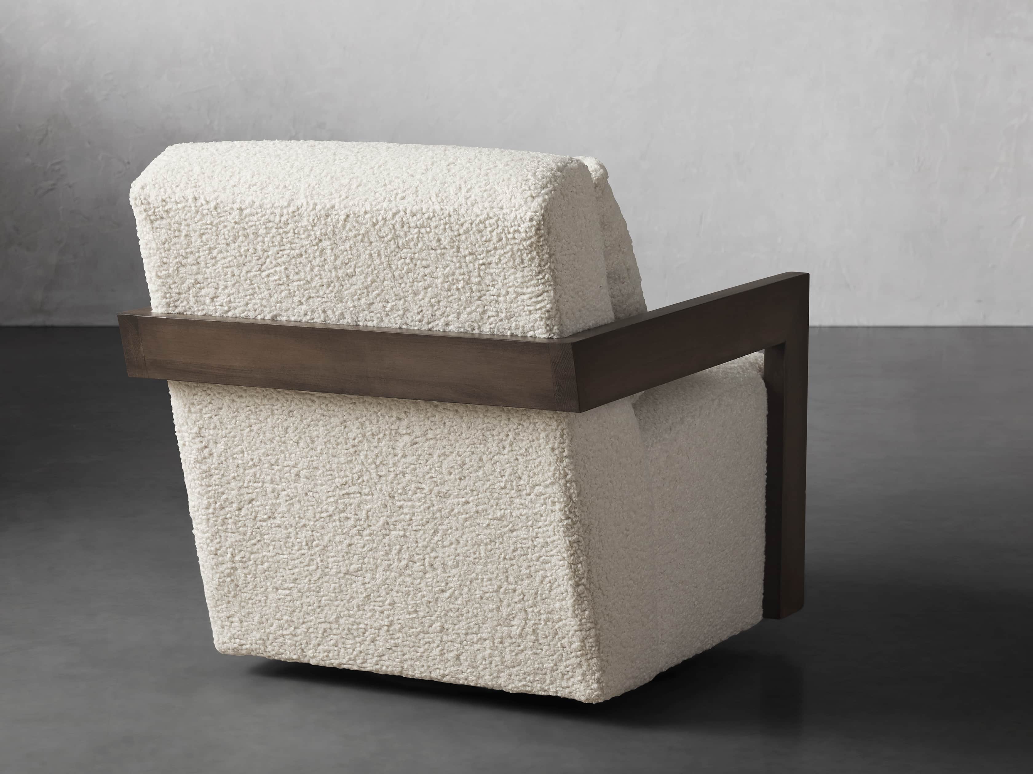 Harrison Upholstered 30" Swivel Chair, slide 5 of 8