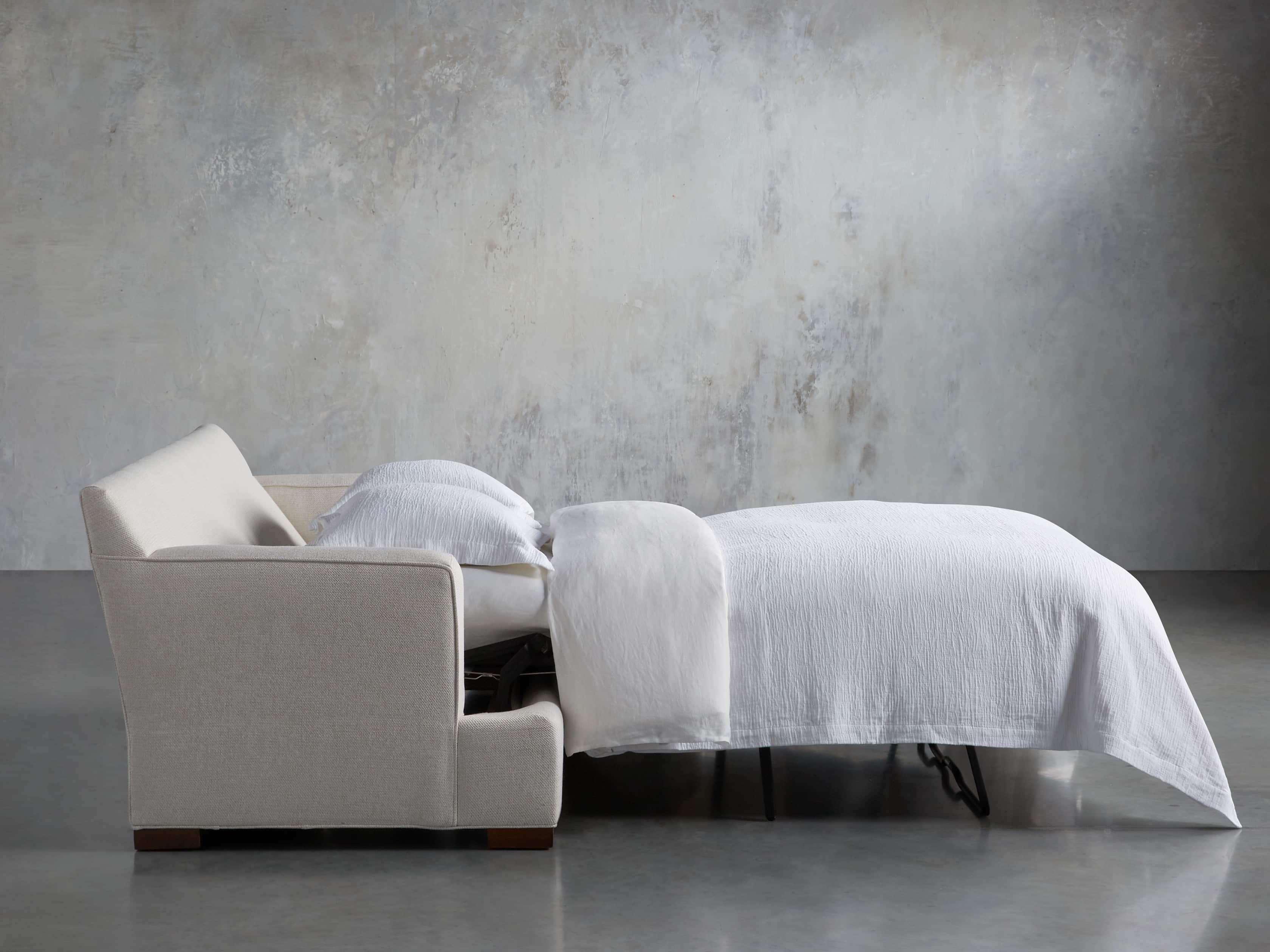 Dune Upholstered 88" Sleeper Sofa with Chaise