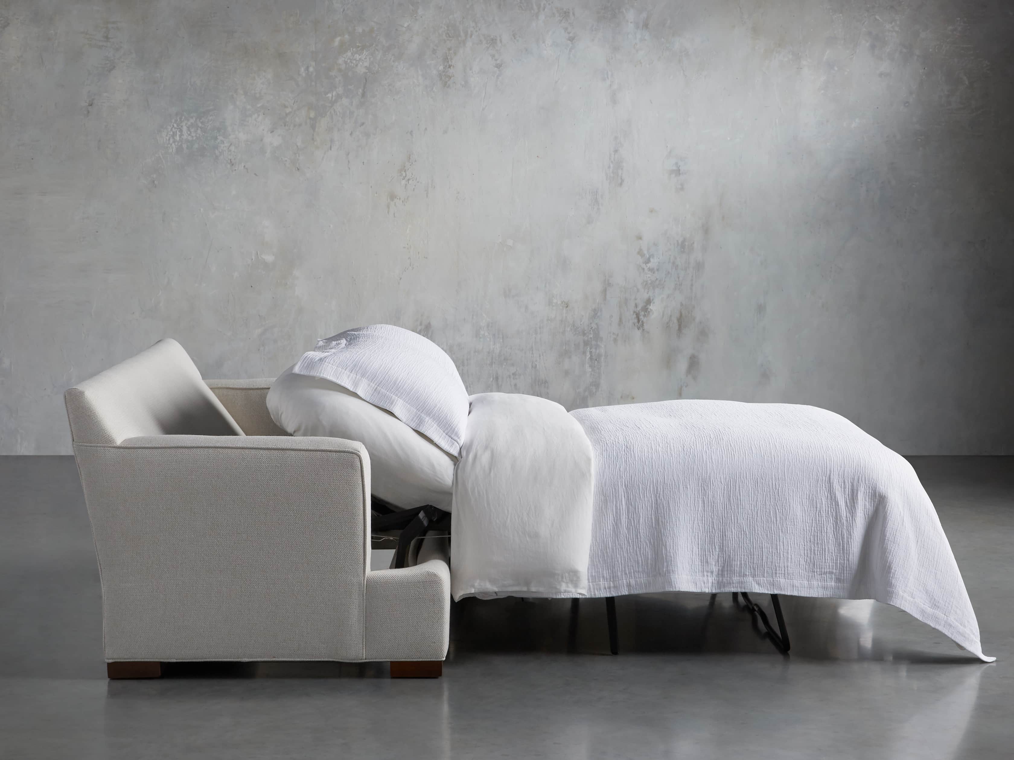 Dune Upholstered 88" Sleeper Sofa with Chaise