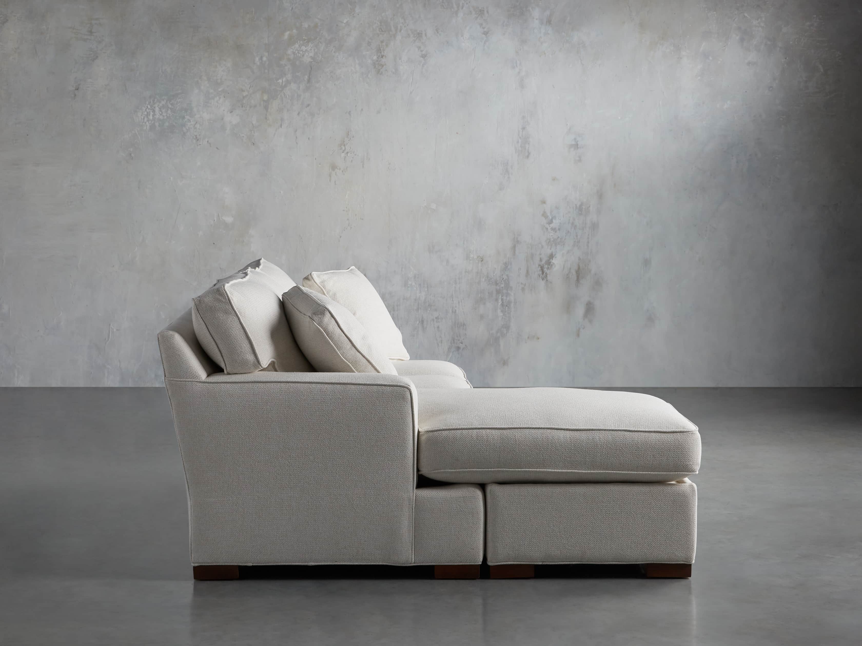 Dune Upholstered 88" Sleeper Sofa with Chaise