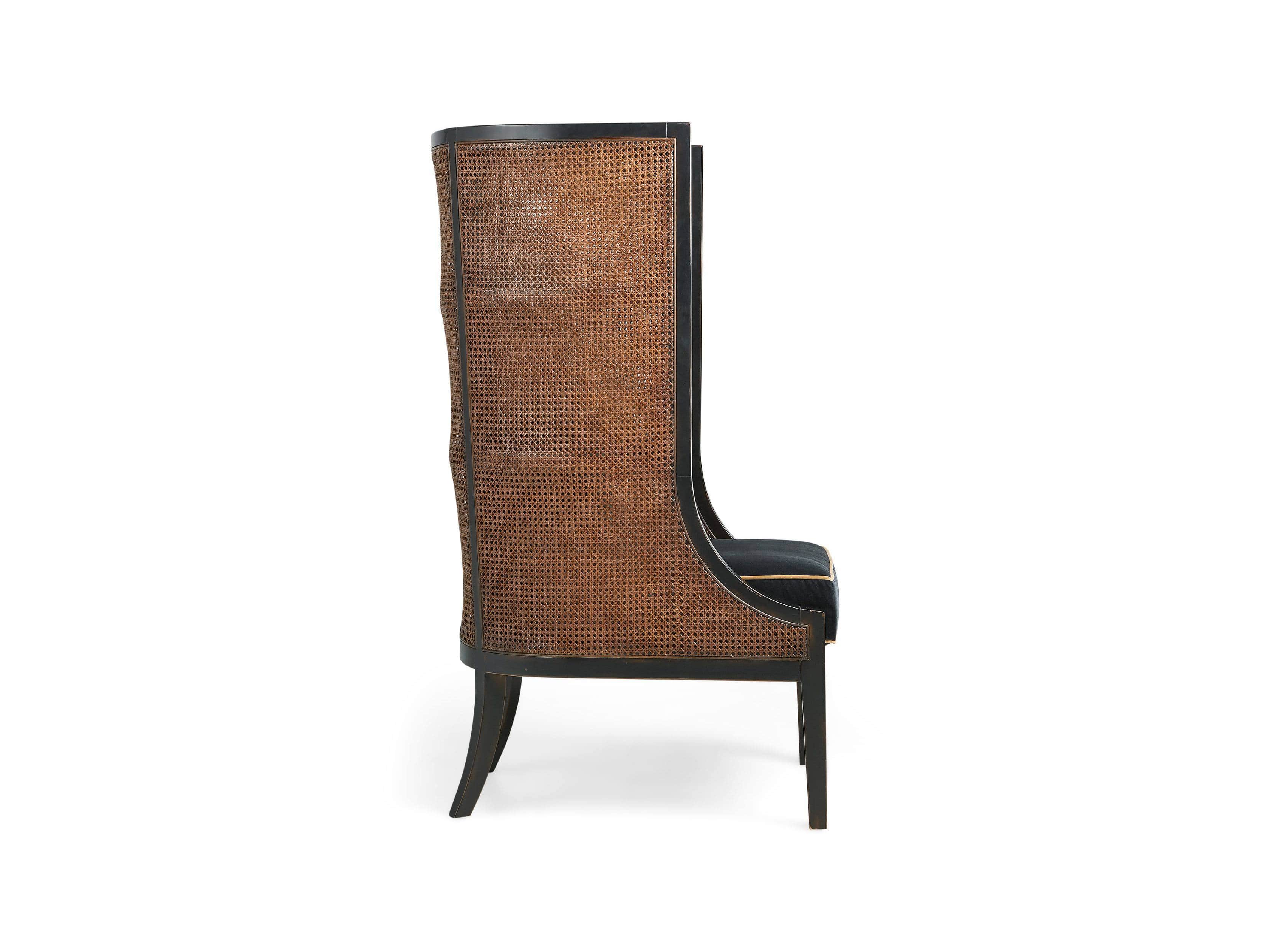 Kendari Upholstered 32" Cane Chair