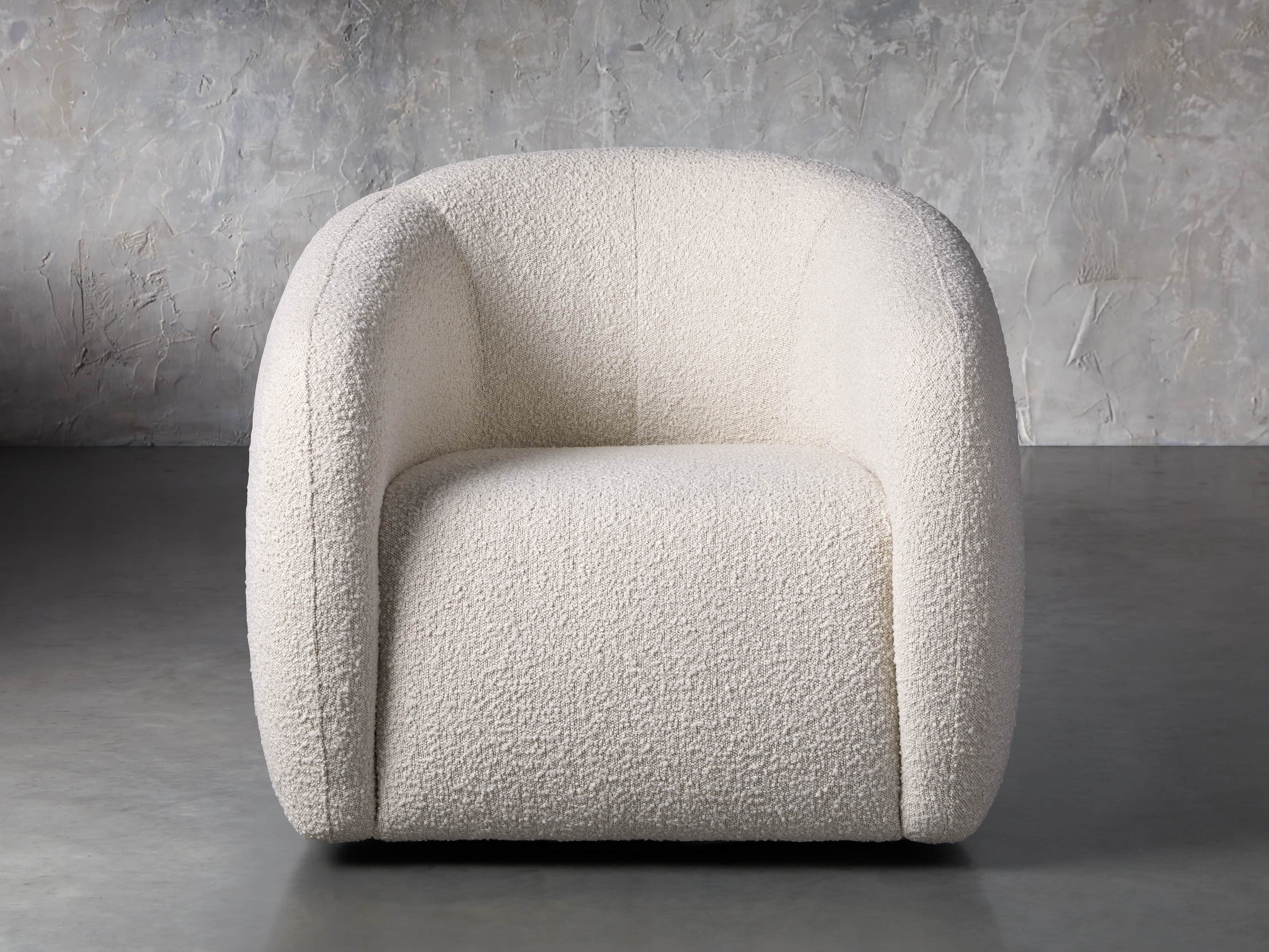 Pomona Leather Swivel Chair – Arhaus
