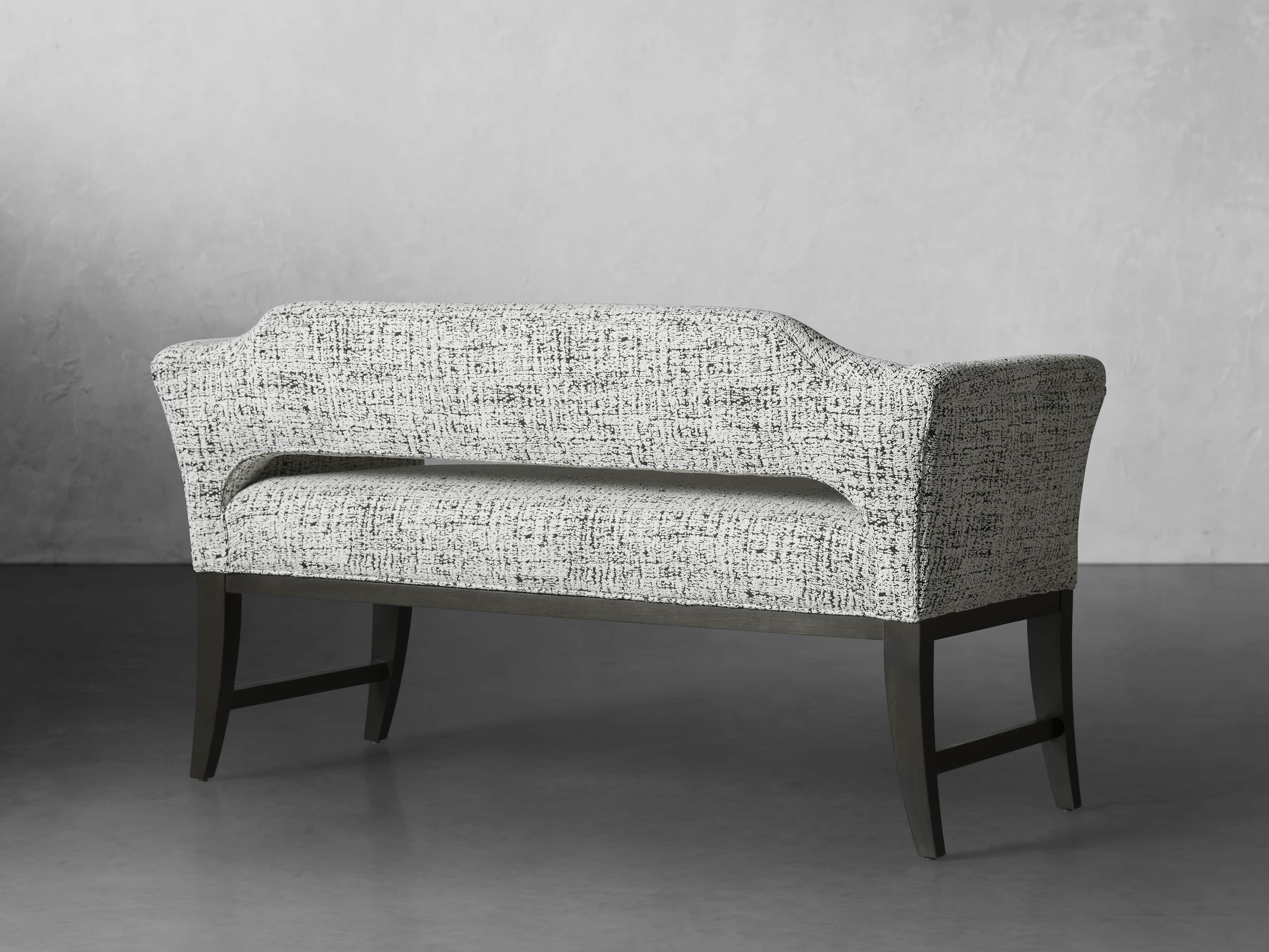 Cleo Upholstered 54" Settee, slide 4 of 7