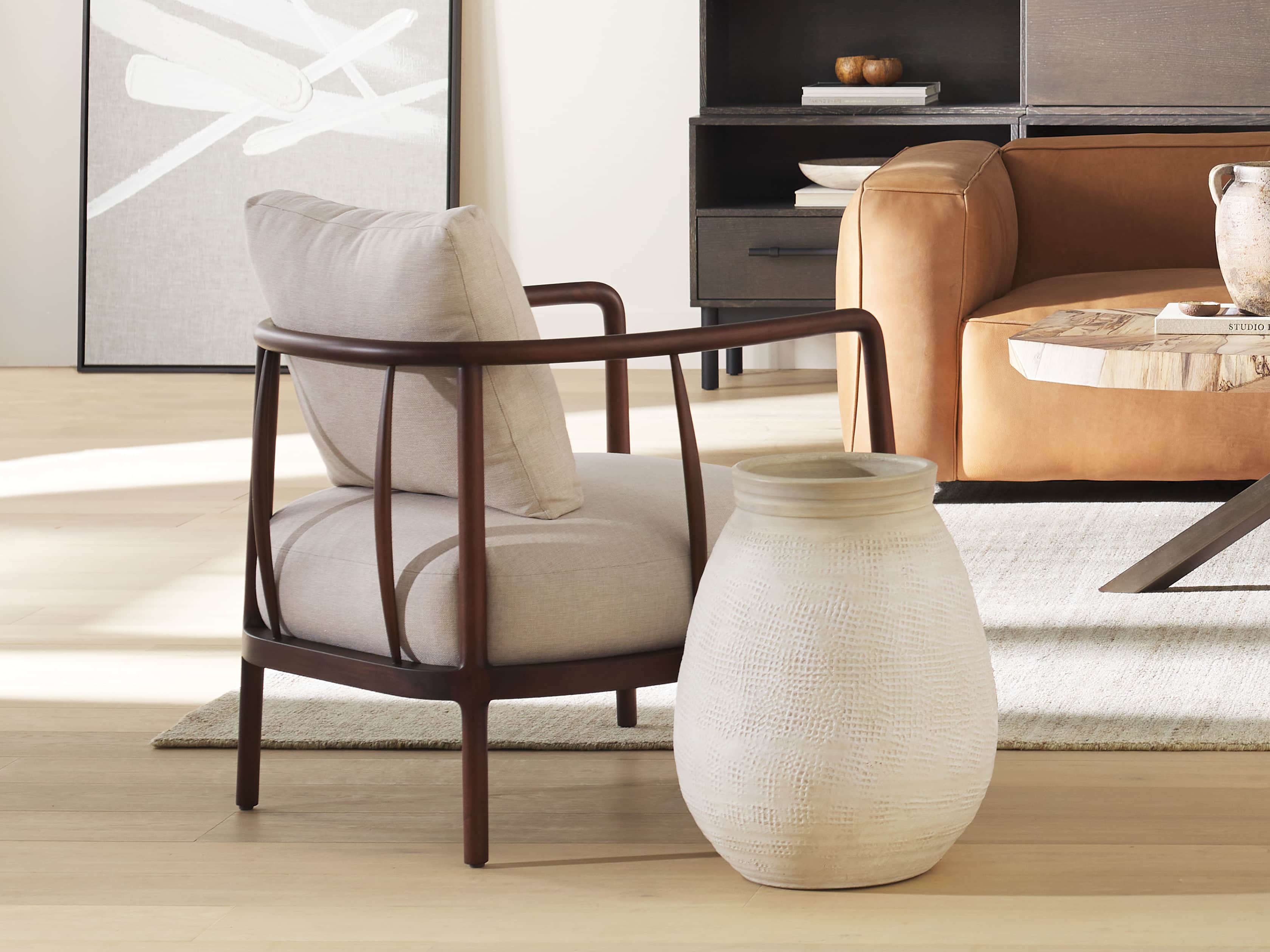 Griggs 28" Chair in Oatmeal, slide 8 of 10