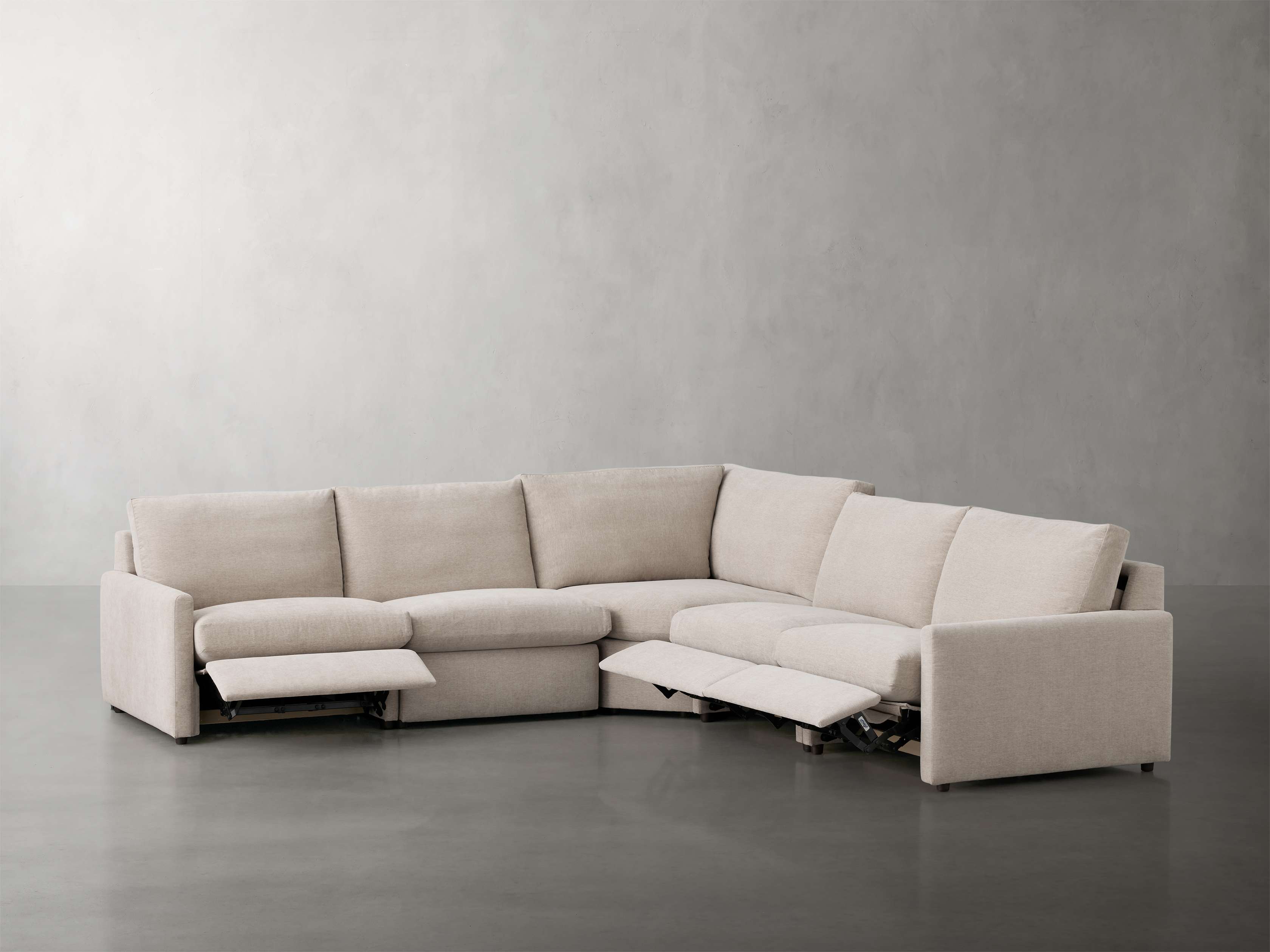 Kipton Five-Piece Motion Corner Sectional