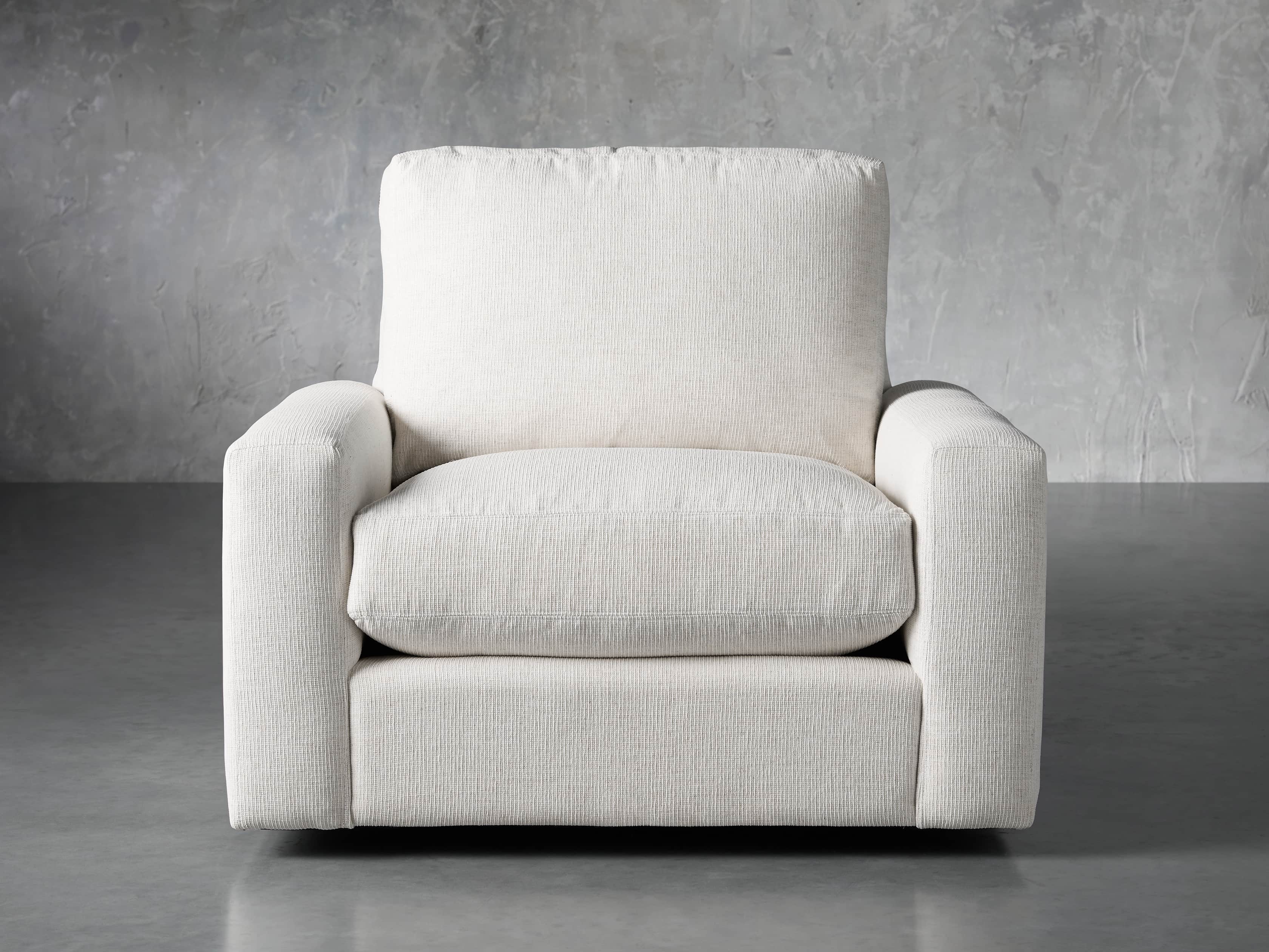 Arhaus deals fluffy chair