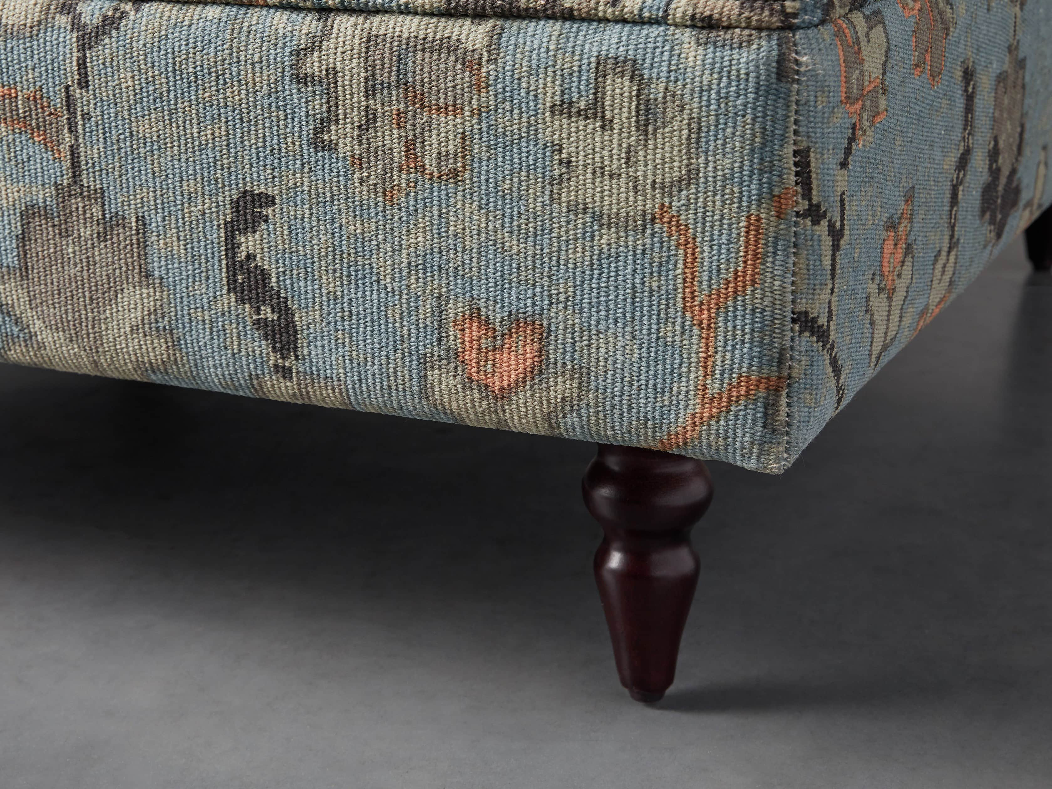Adria Upholstered 38" Square Ottoman