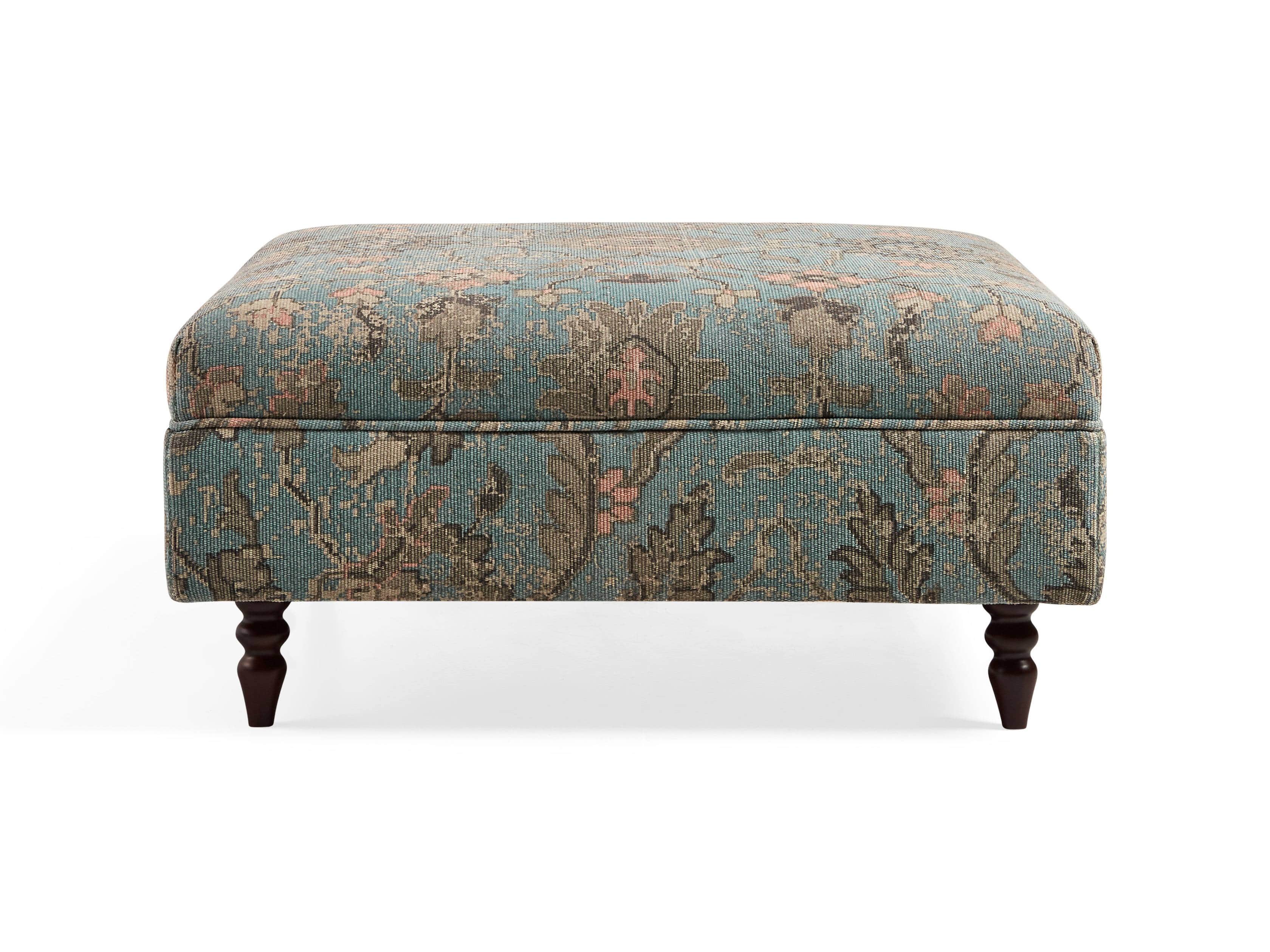 Adria Upholstered 38" Square Ottoman