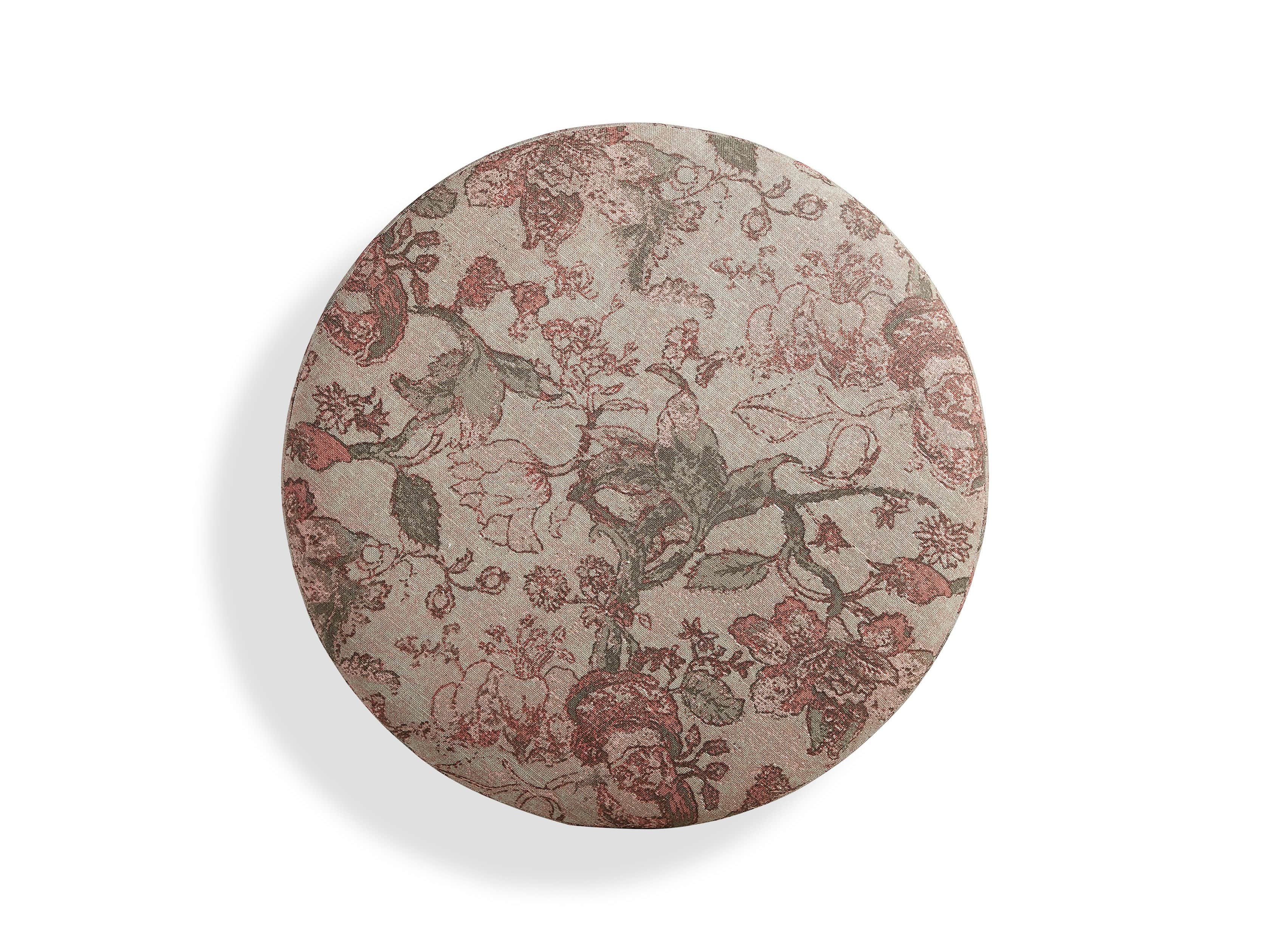 Adria Upholstered 38" Round Ottoman