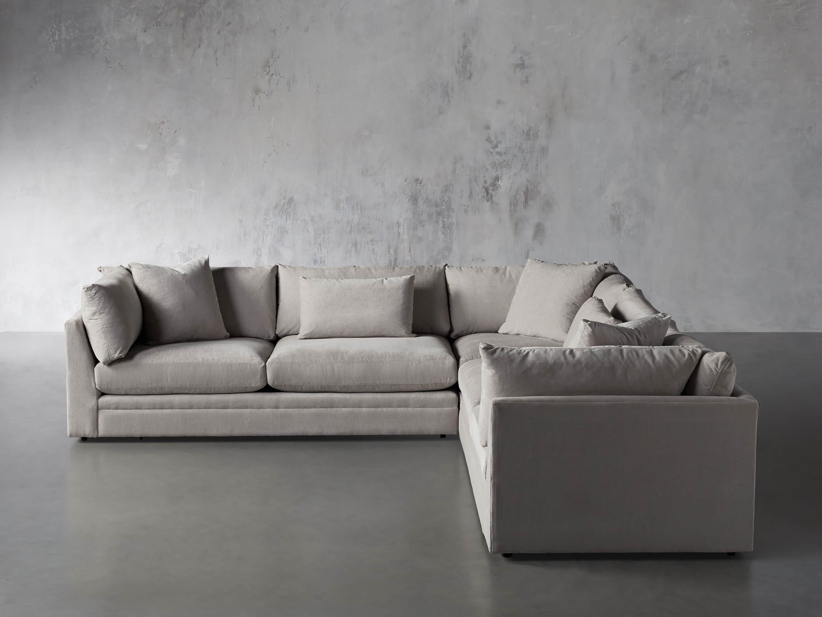 Pavo Upholstered 132" Three Piece Corner Sectional, slide 4 of 6