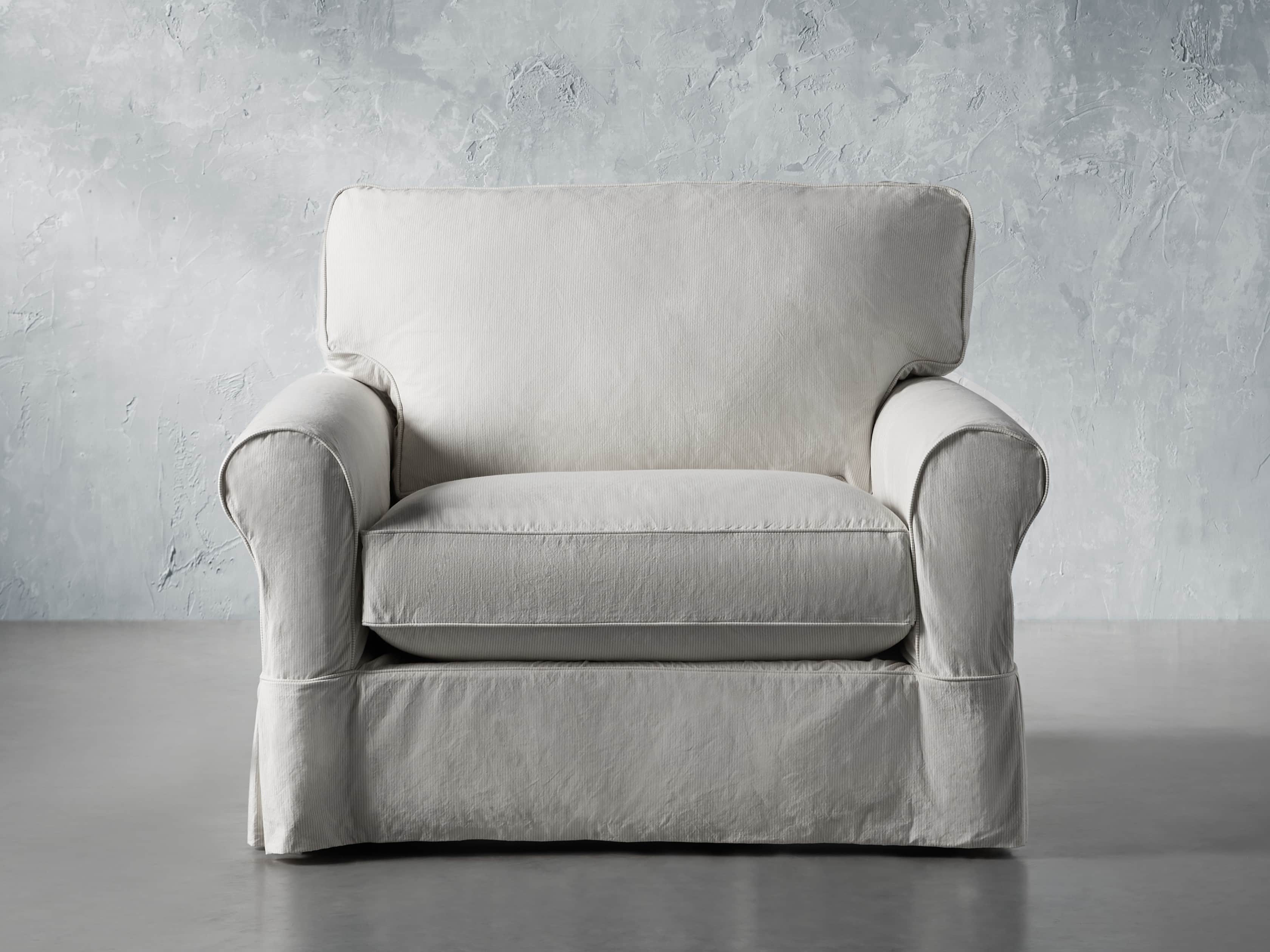 Baldwin Slipcovered 50" Chair