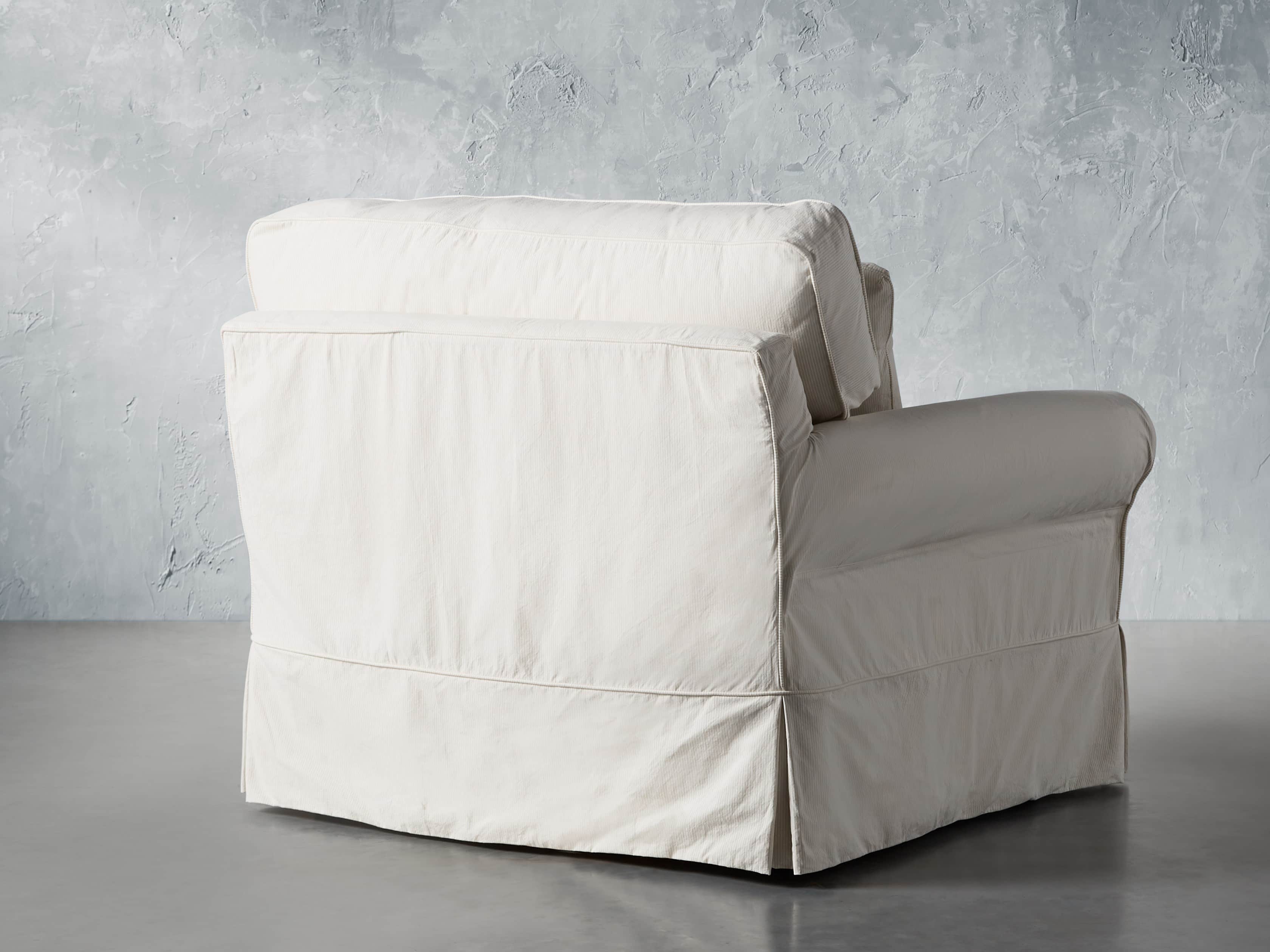 Baldwin Slipcovered 50" Chair
