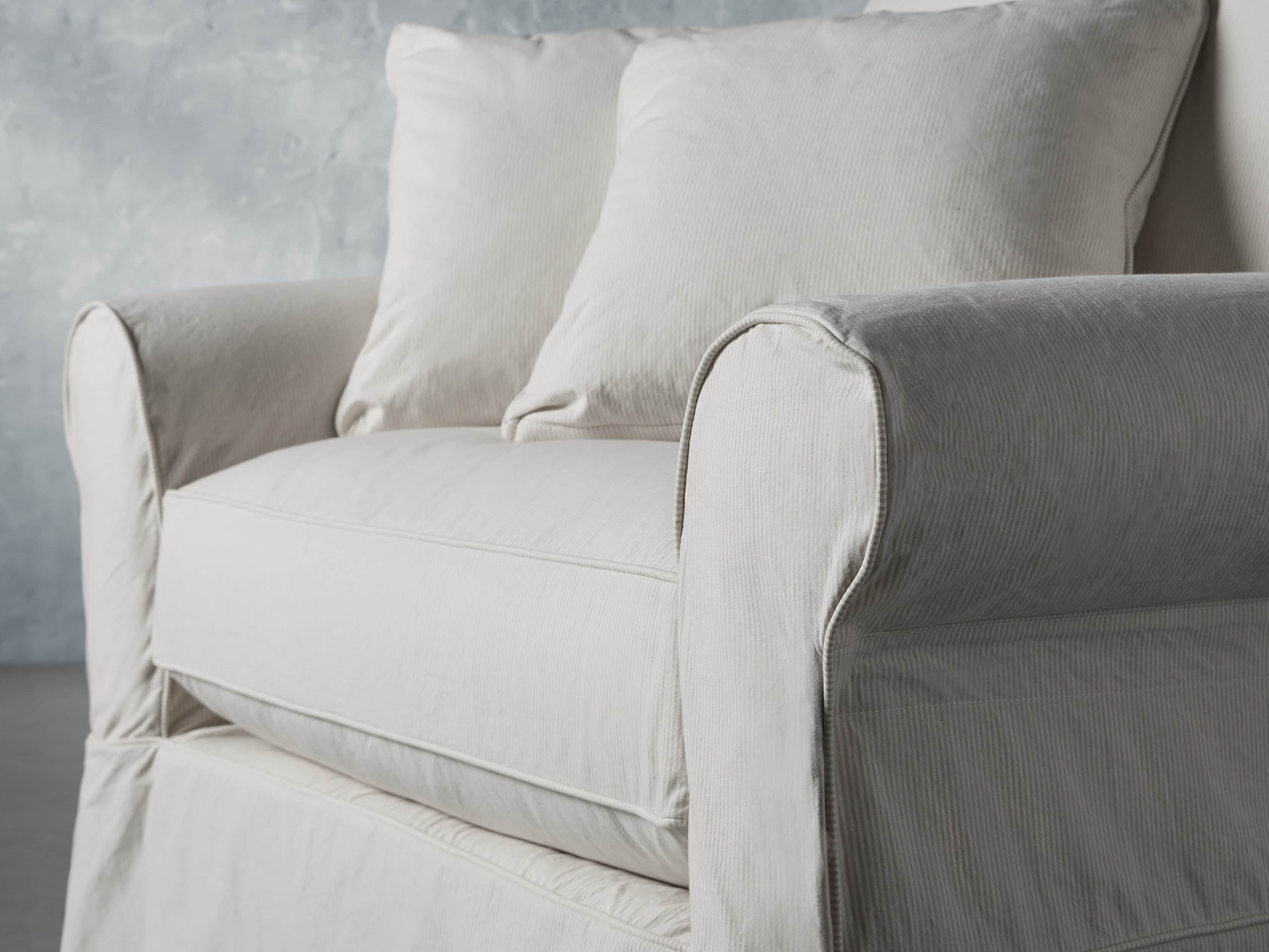 Baldwin Slipcovered 50" Chair