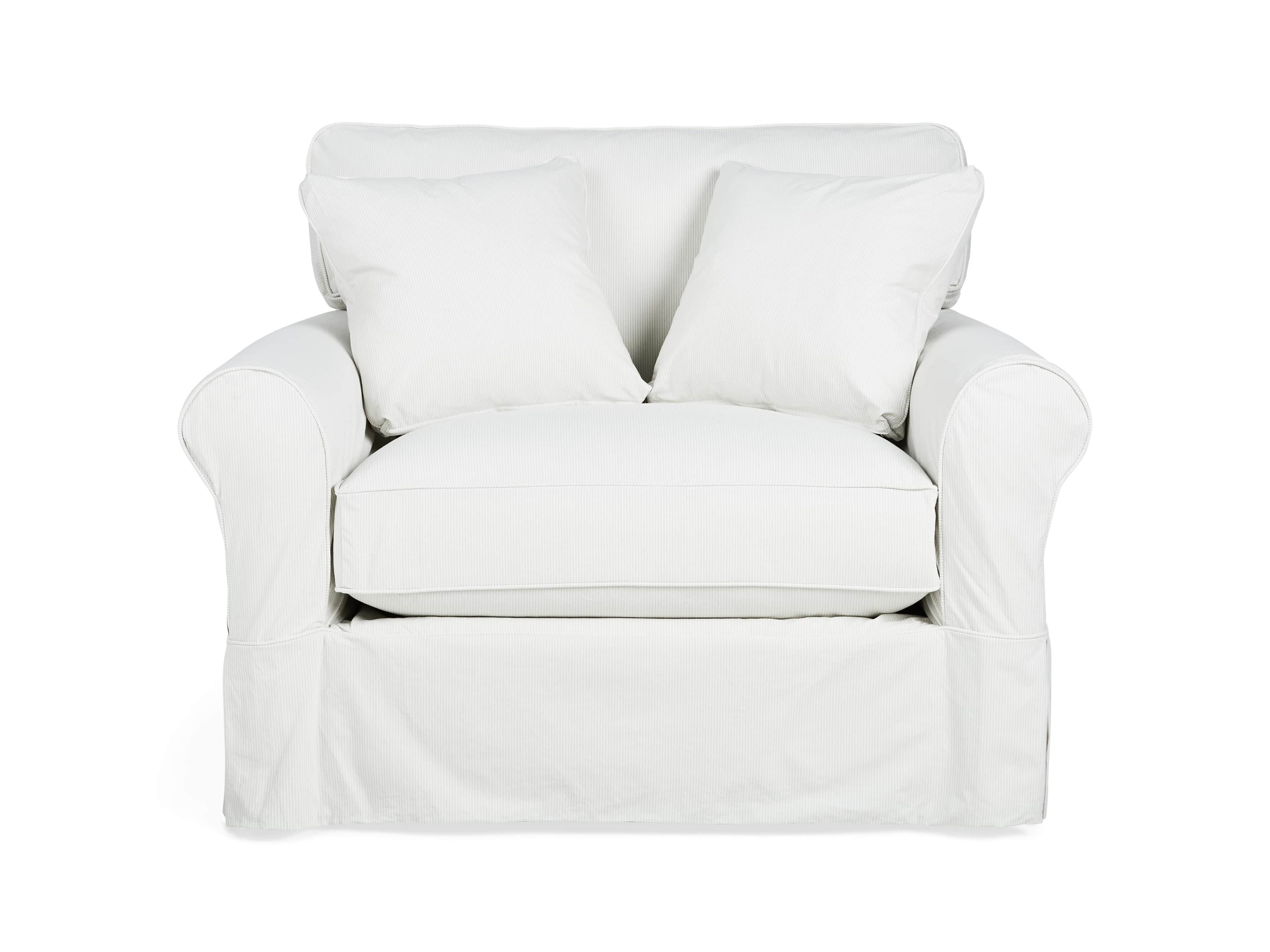 Baldwin Slipcovered 50" Chair