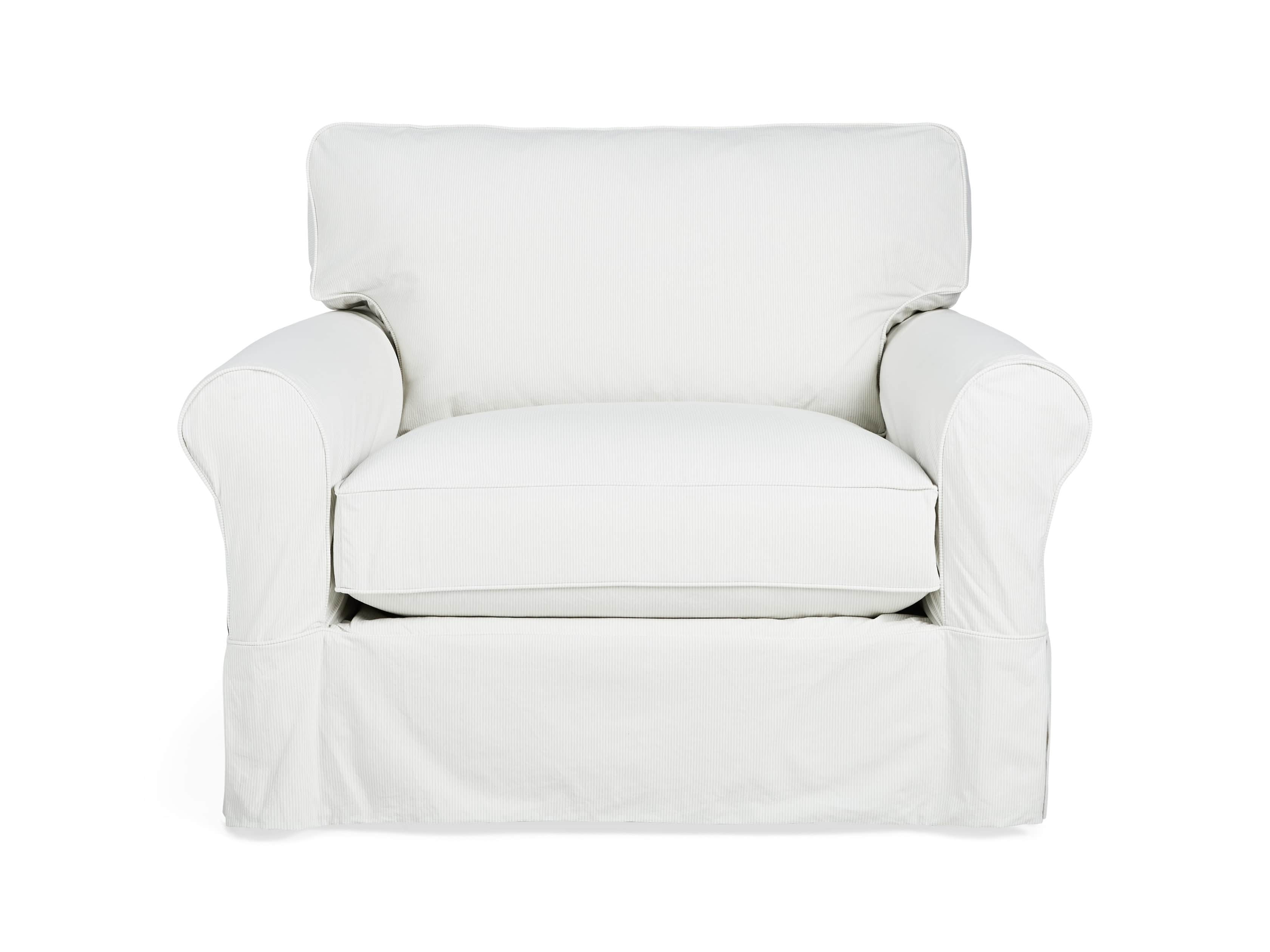 Baldwin Slipcovered 50" Chair