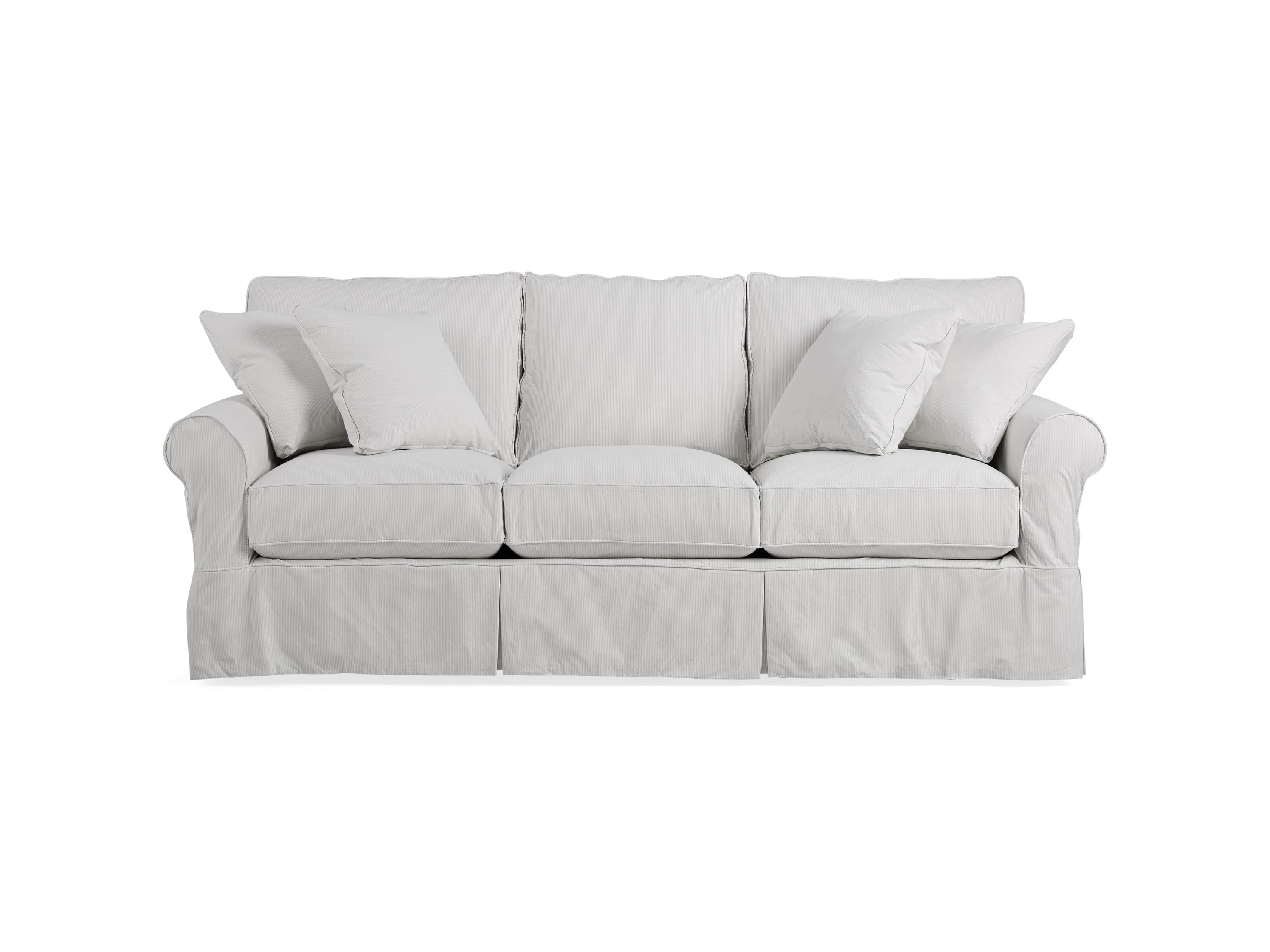 Baldwin Slipcovered 89" Queen Air Sleeper Sofa (3/3)