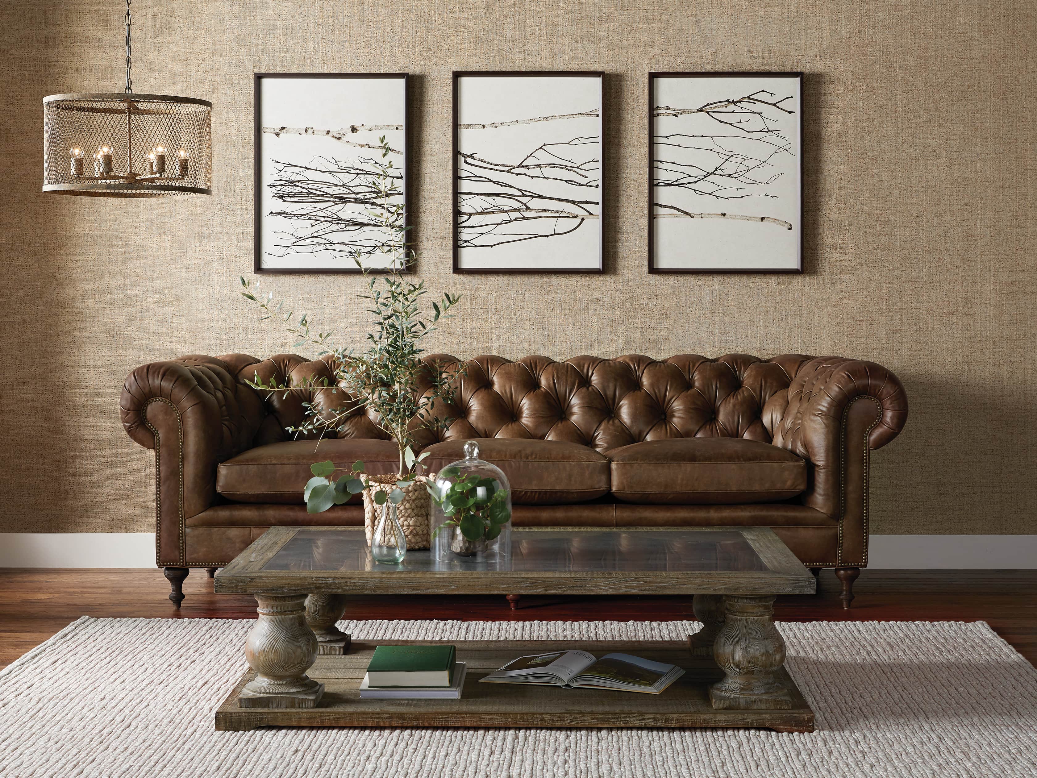 wessex 104 inch leather sofa