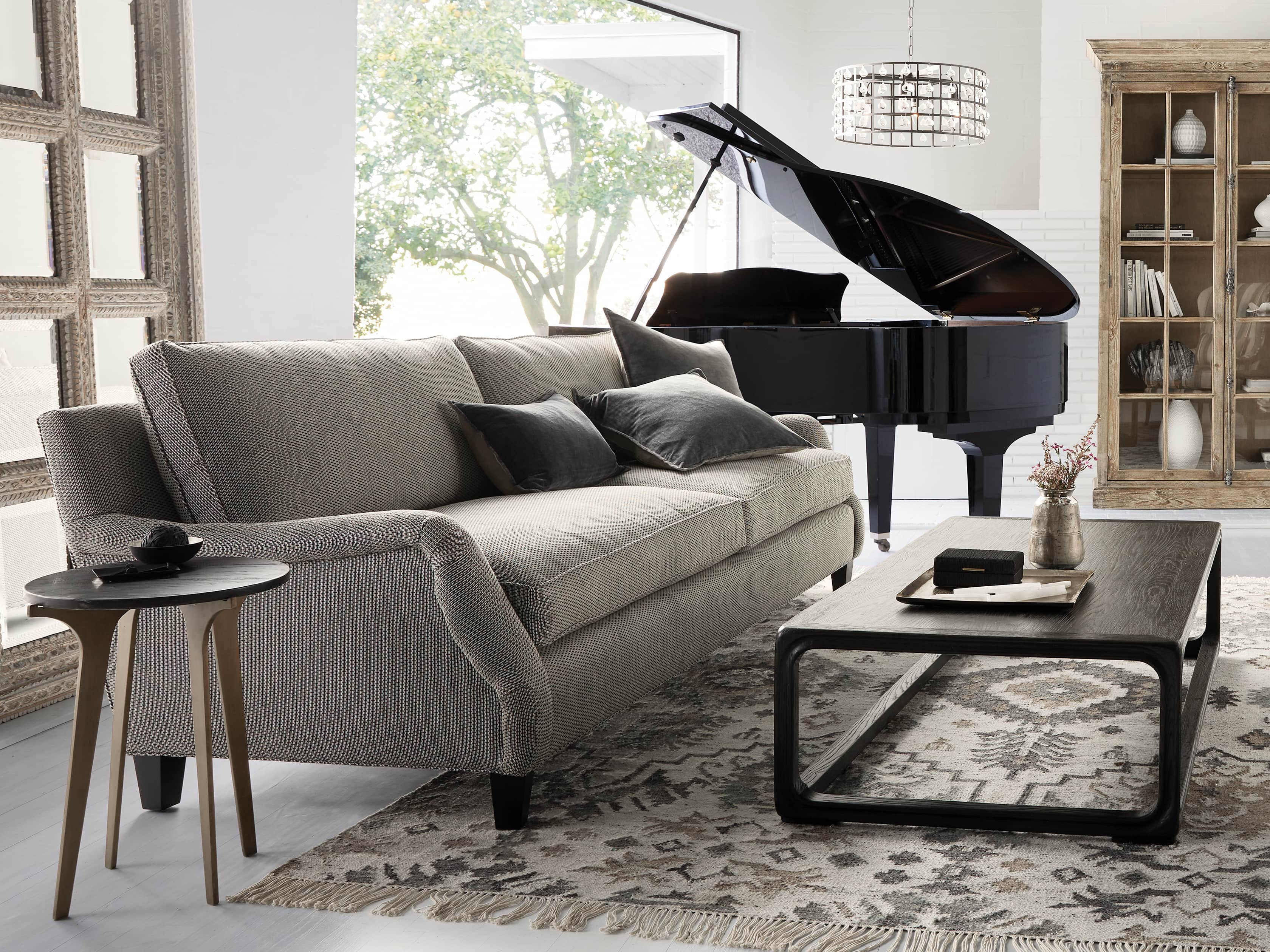 Paxton 100" Upholstered Sofa, slide 1 of 10