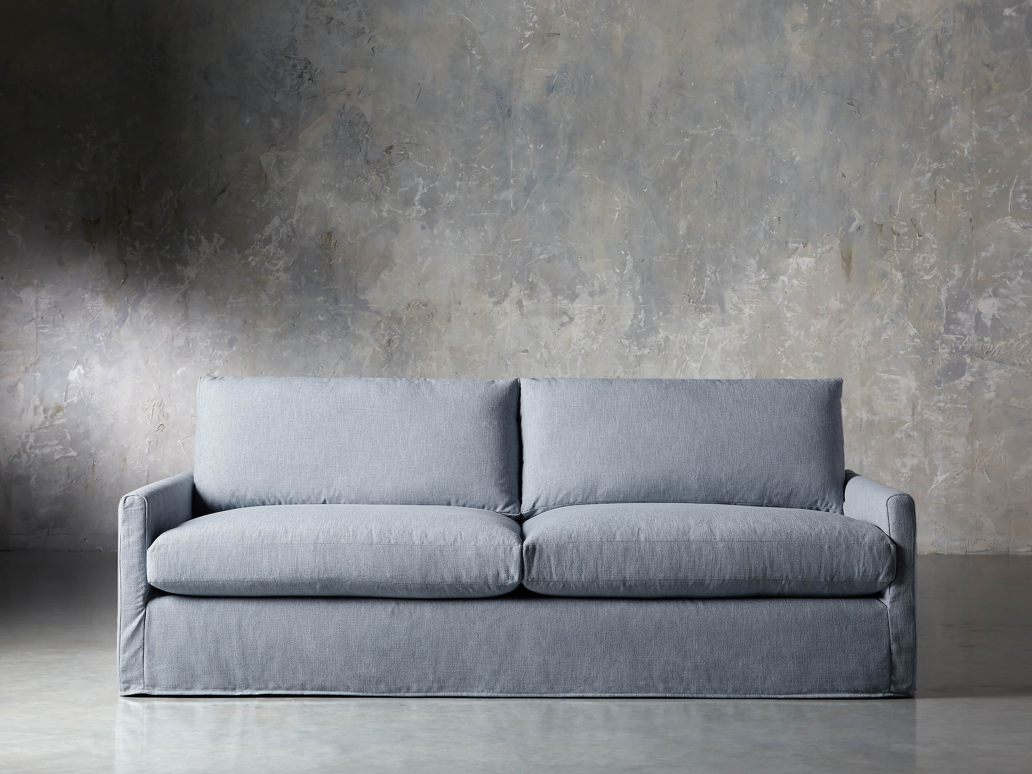 Kipton Slipcovered 94" Sofa in Cassie River